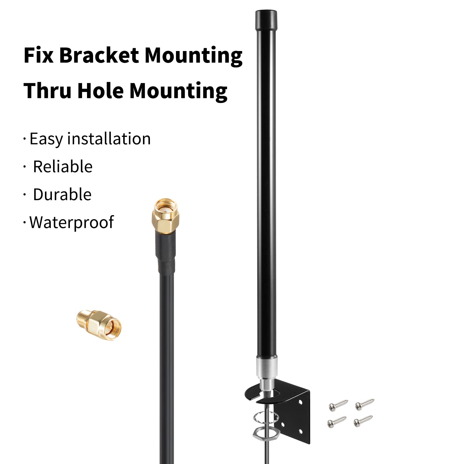 10Dbi Long Range Dual Band Wifi 2.4Ghz 5Ghz Fiberglass Antenna For Wifi Router Pci E Network Card Repeater Wireless Reolink Secu
