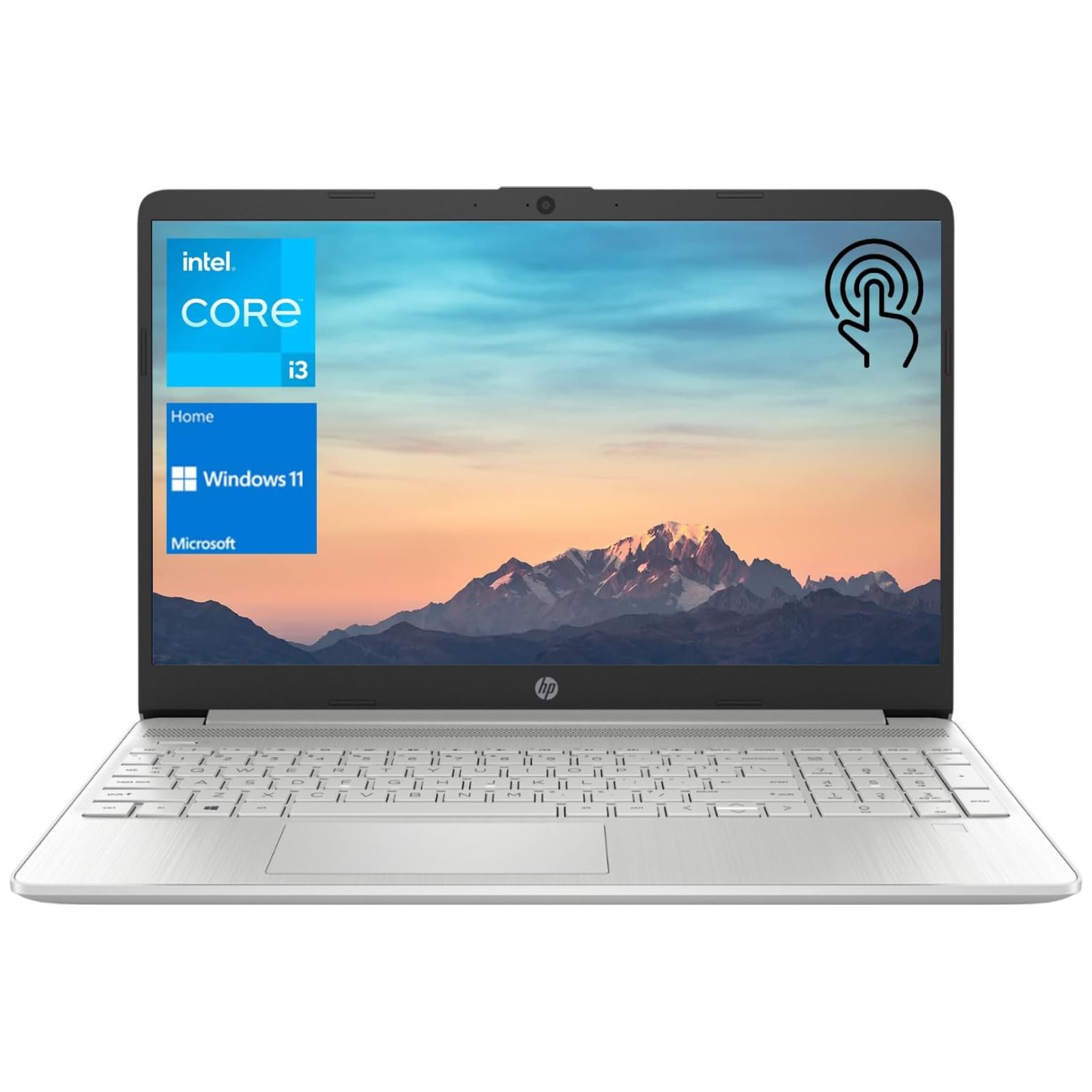 HP 2023 15.6 HD Touchscreen Laptop, Intel Core i3-1215U (Beat i5-1135G7), 32GB RAM, 1TB SSD, Intel UHD Graphics, WiFi, Bluetooth