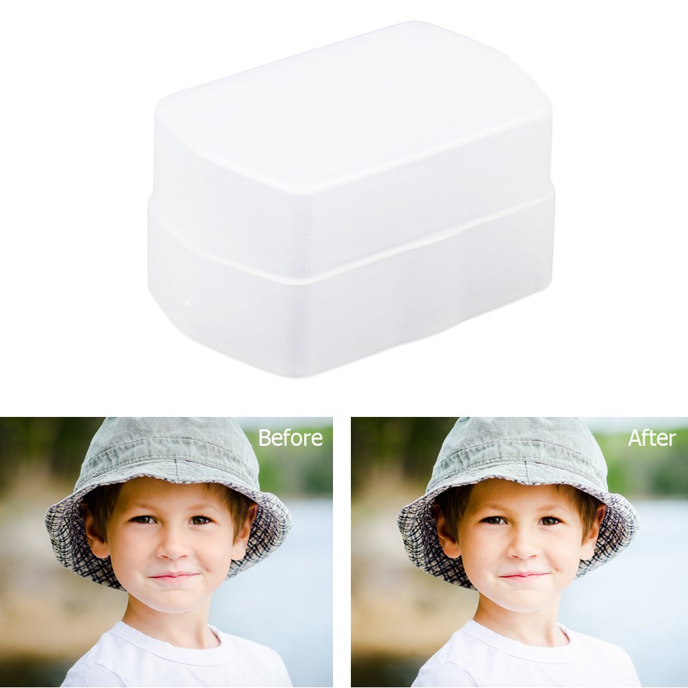 JJC Flash Diffuser for Canon 580EX II - 2 Packs Bounce Light Softbox for Speedlight Photography