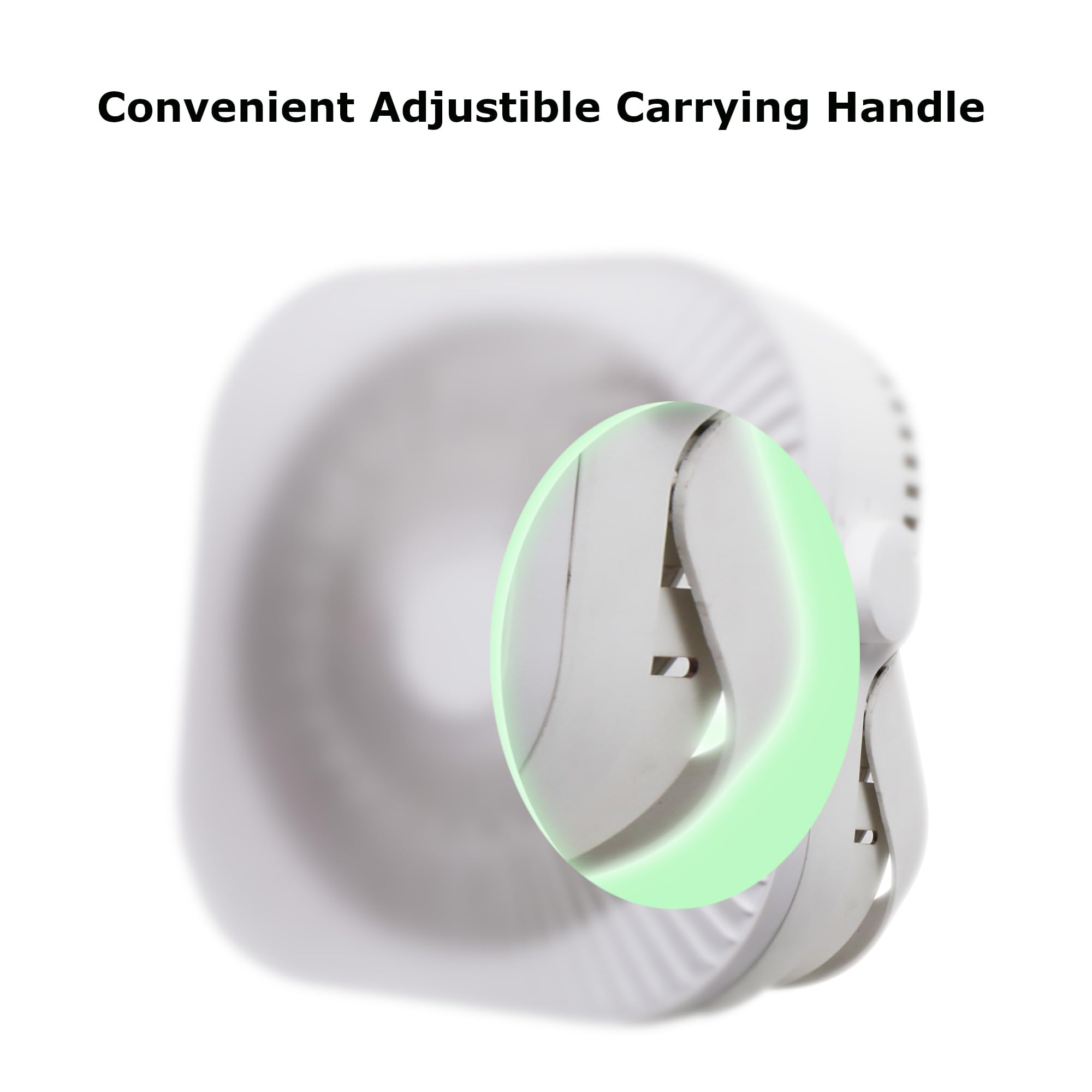 Optimus F 1023 Indoor Plug In Fan, Household, White