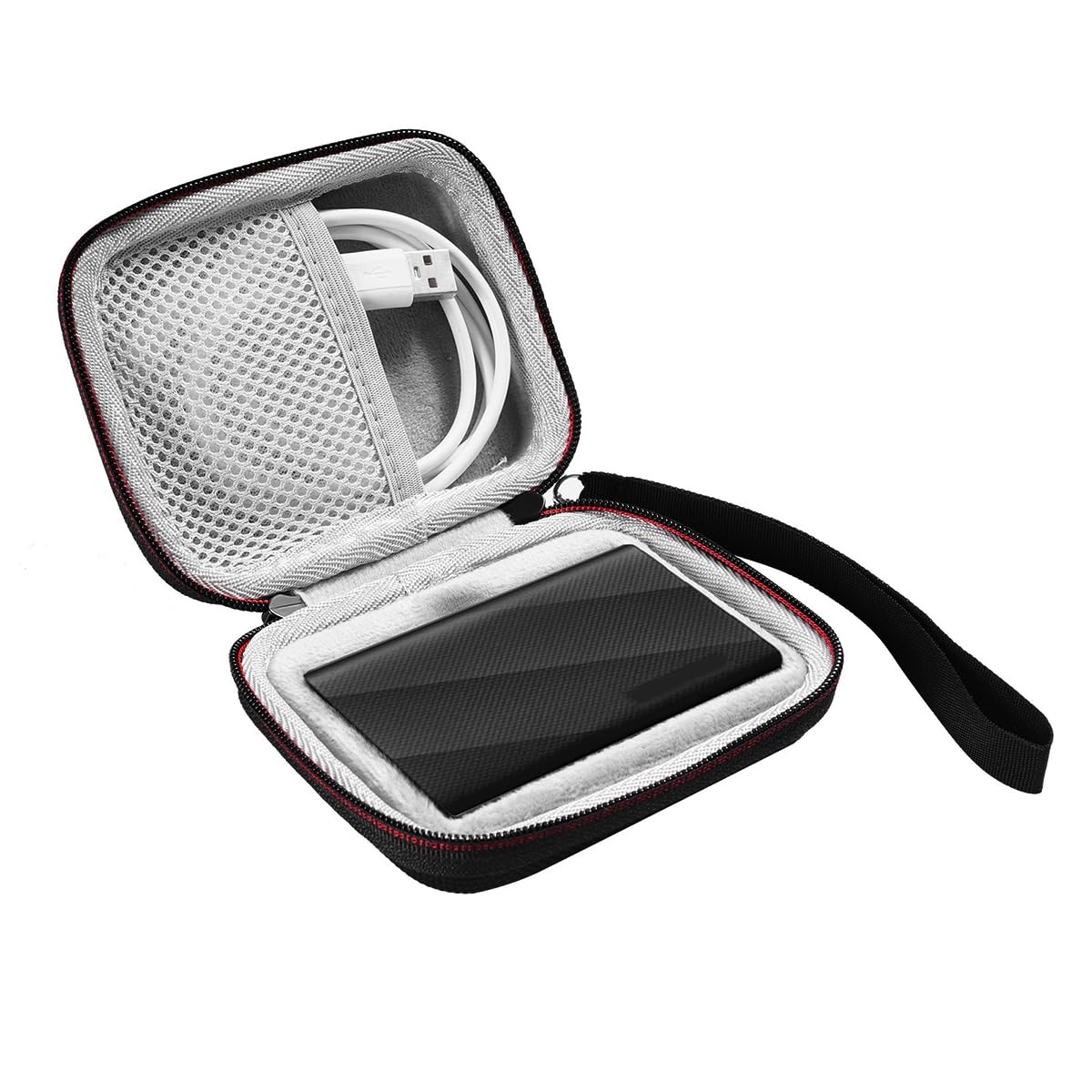 Zeitel Hard Carrying Case For Samsung T9 Portable Solid State Drives 1Tb 2Tb 4Tb Storage Case For Solid State Drive Eva Waterpro