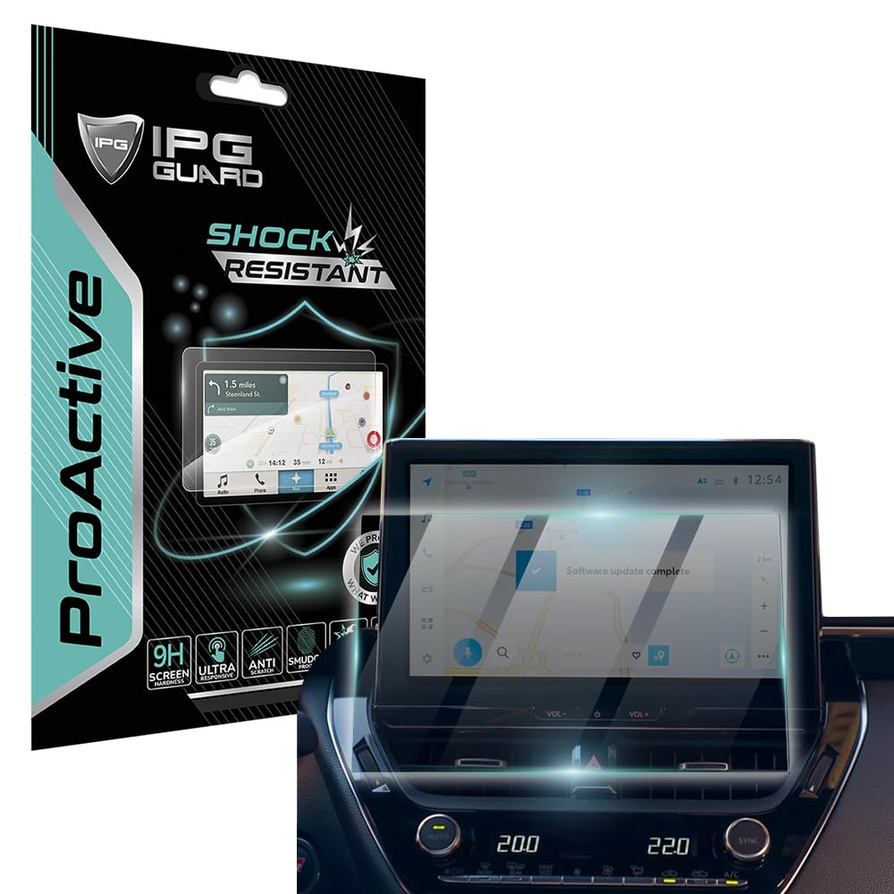 IPG ProActive for Toyota 2024 Corolla Cross Hybrid Passion X-Pack Flame X-Pack 10.5 Inch Navigation Display 9H Hardness Screen P