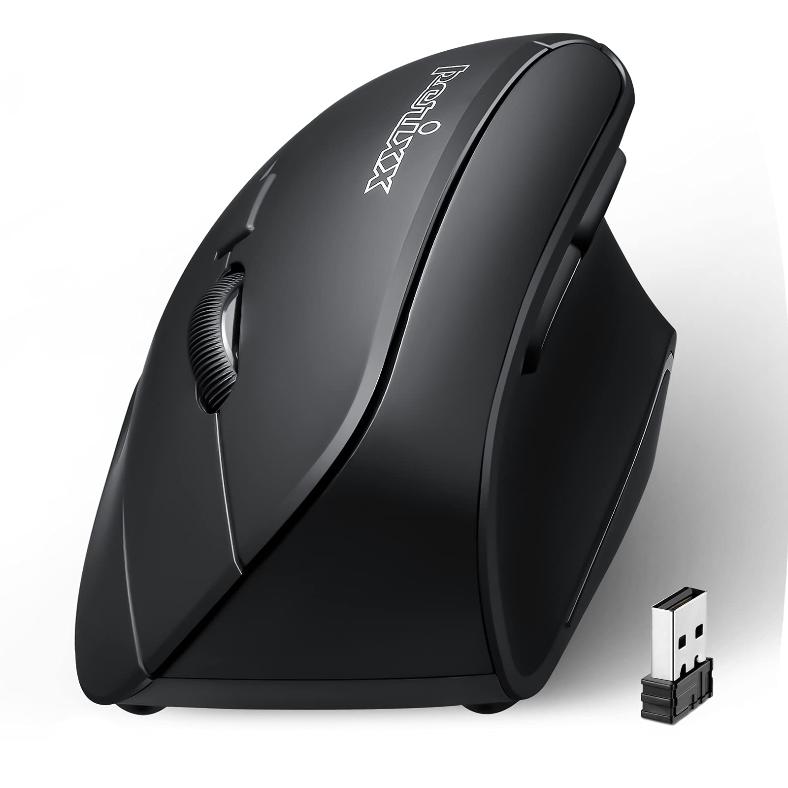 Perixx Perimice 715Ii Wireless Ergonomic Vertical Mouse   2.4 G   800/1200/1600 Dpi   Right Handed Natural Ergonomic Vertical De