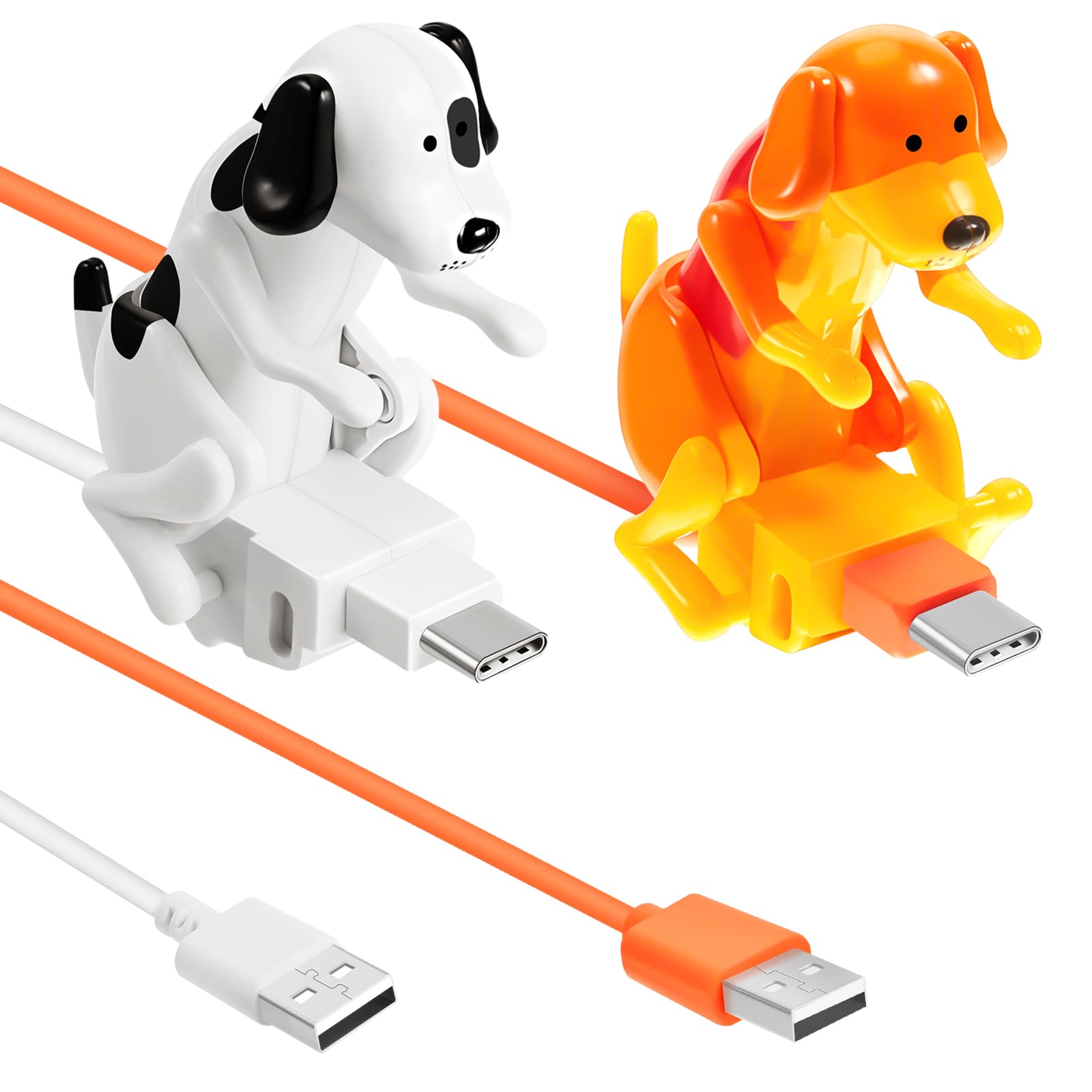 Frienda 2 Pcs Dog Charging Cable Graduation Season Gifts Presents Smartphone USB Data Transmission Dog Cable for Charging of Pho
