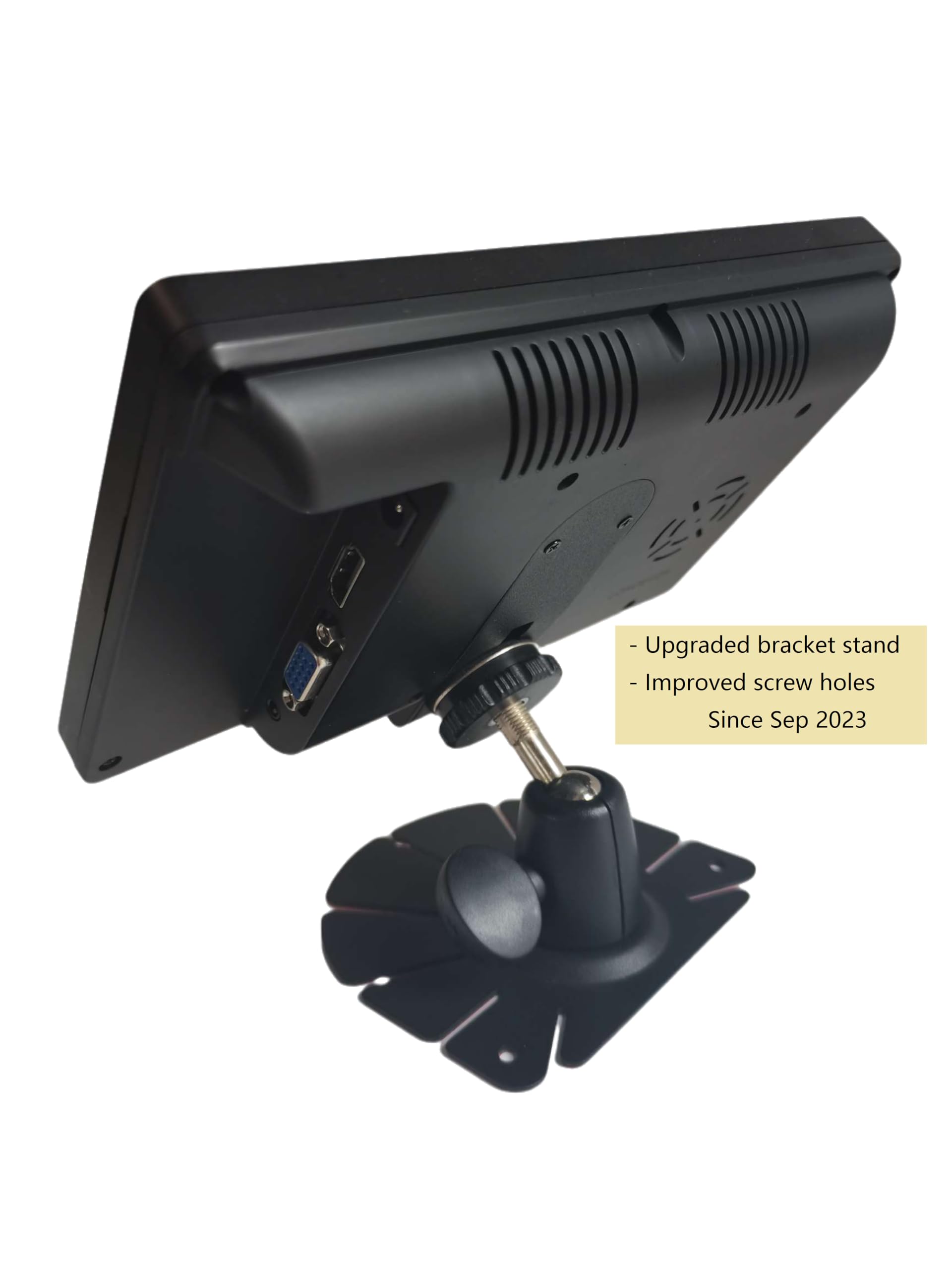 Loncevon 7 Inch Mini Small Monitor Hd 1080P Small Hdmi Monitor Portable Vga Monitor Lcd Screen For Pc/Tv/Dvd/Raspberry Pi/Camera