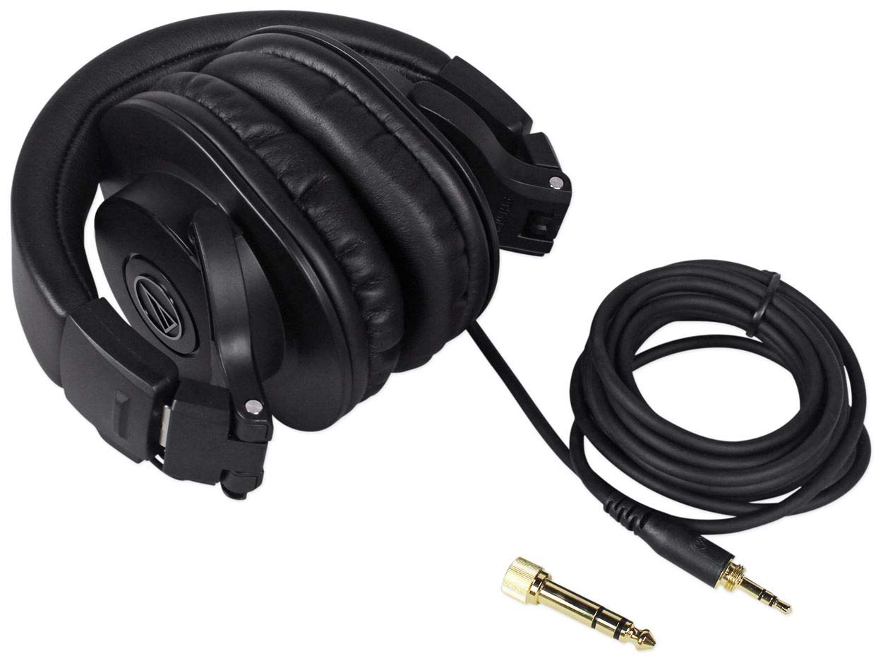 Audio Technica Studio Monitor Collapsible Headphones