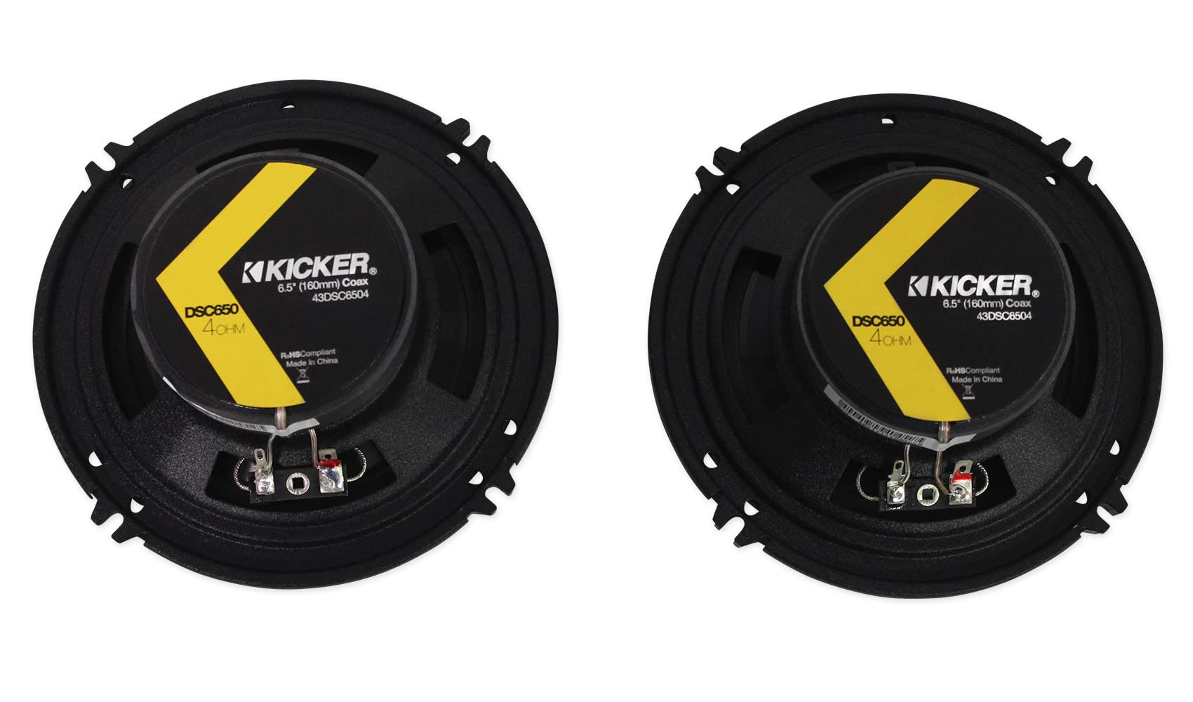 Kicker (4) 43Dsc6504 Dsc650 6.5'' 240 Watt 2 Way Car Stereo Speakers 4 Ohm Ds650