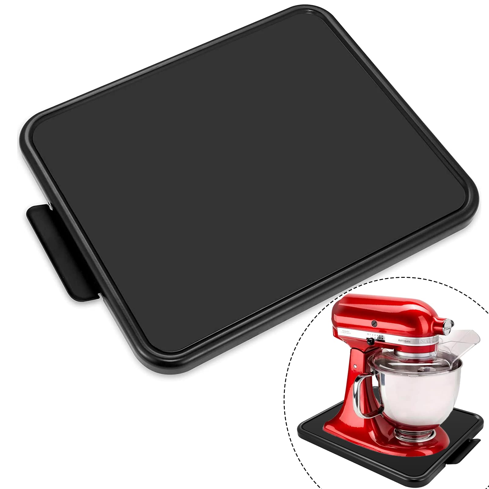 Kitchen Appliance Sliding Tray,Coffee Maker Rolling Tray Sliding Tray For Kitchenaid Mixer Under Cabinet Appliance Organizer Toa