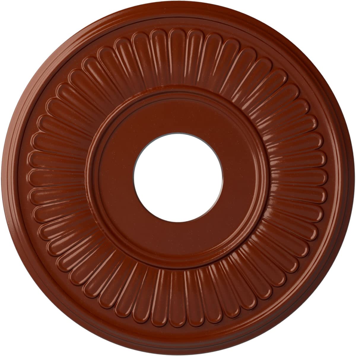 Ekena Millwork CM15BEFIF 15 3/4OD x 3 7/8ID x 3/4P Berkshire Ceiling Medallion, FireBrick