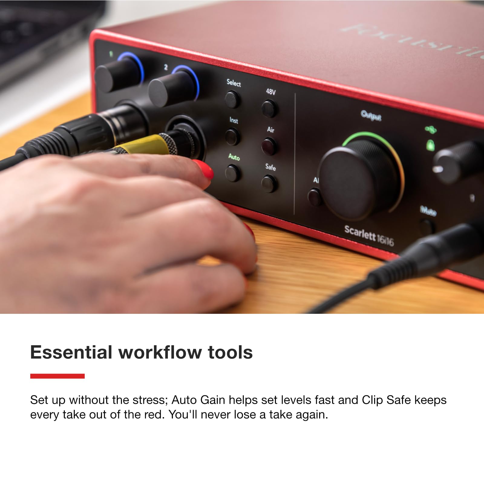 Focusrite Scarlett 16I16 4Th Gen Usb Audio Interface, For Songwriting, Music Production, Recording, And Podcasting   High Fideli