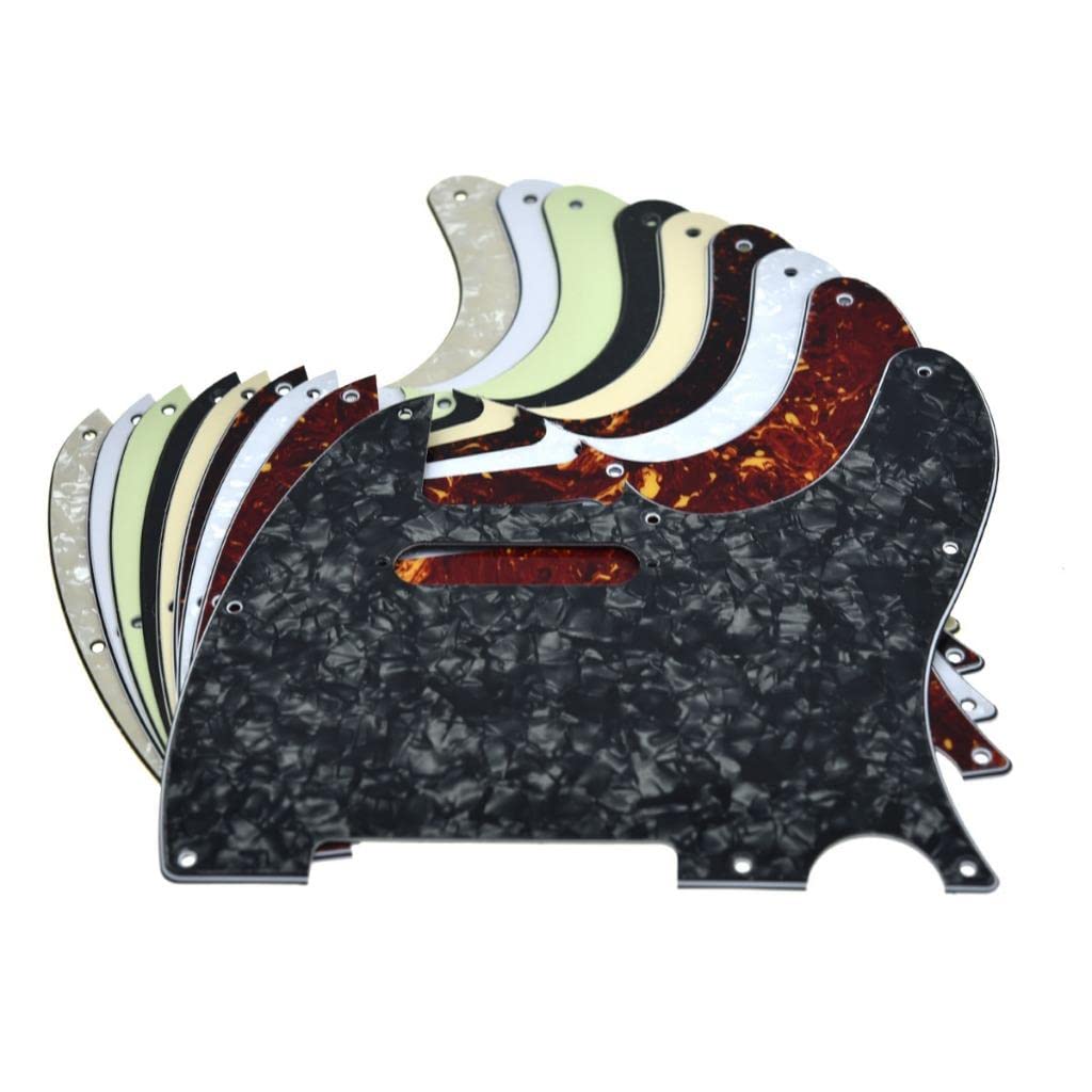Telecaster Letters Dopro Tele Pickguard Black Pearl for Fender Telecaster – Electroeshop