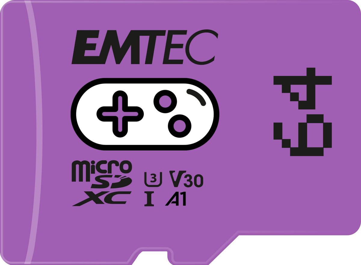 Emtec 64Gb Gaming Micro Sd Card, Microsdxc Memory Card For Nintendo Switch, Wyze, Gopro, Dash Cam, Security Camera, 4K Video Rec