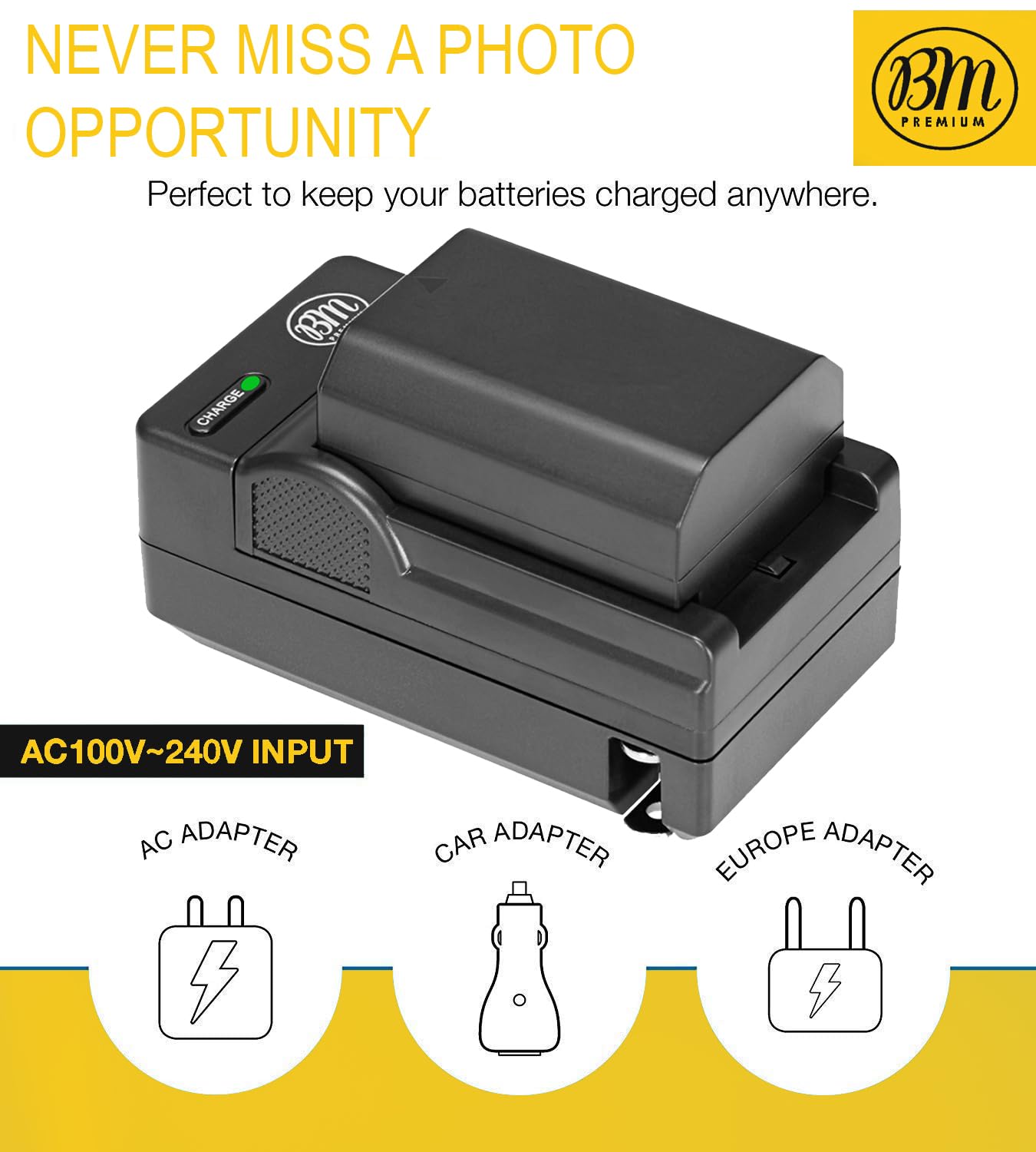 Bm Premium 2 Pack Of High Capacity En El25 Batteries And Battery Charger For Nikon Z30, Z50, Z 50, Z Fc Digital Cameras