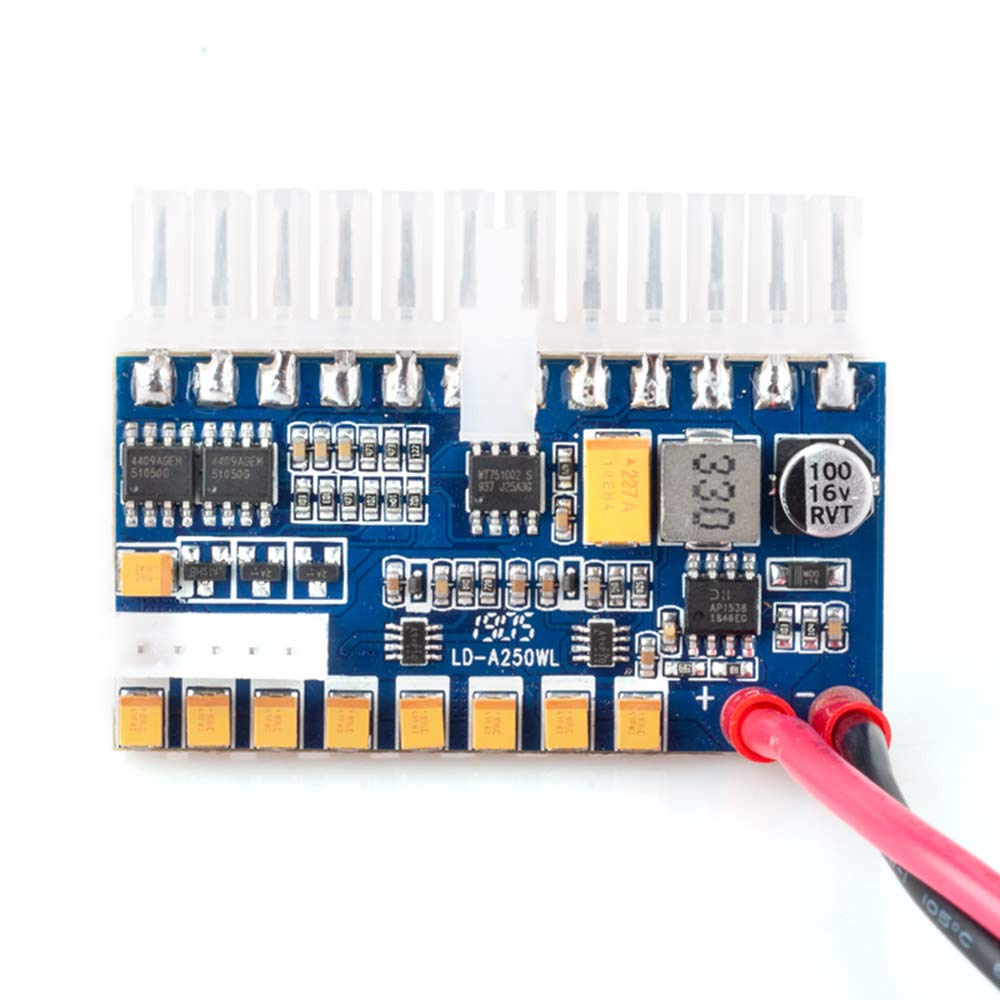 Rgeek 24Pin Dc Atx Psu 12V Dc Input 250W Peak Output Switch Dc Dc Atx Pico Psu Mini Itx Pc Power