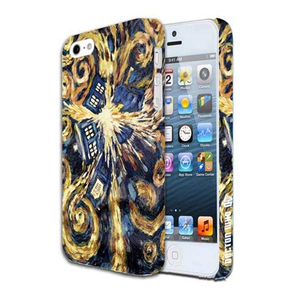 Underground Toys Doctor Who Iphone 5 Hard Snap Case: Van Gogh Exploding Tardis