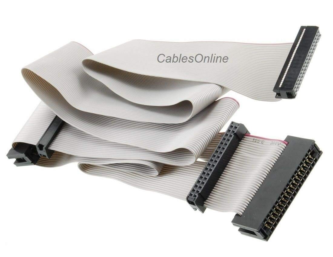 Cablesonline 36 Inch Universal Floppy Drive Ribbon Cable For 35 Or 525In Drives, (Ff 002)