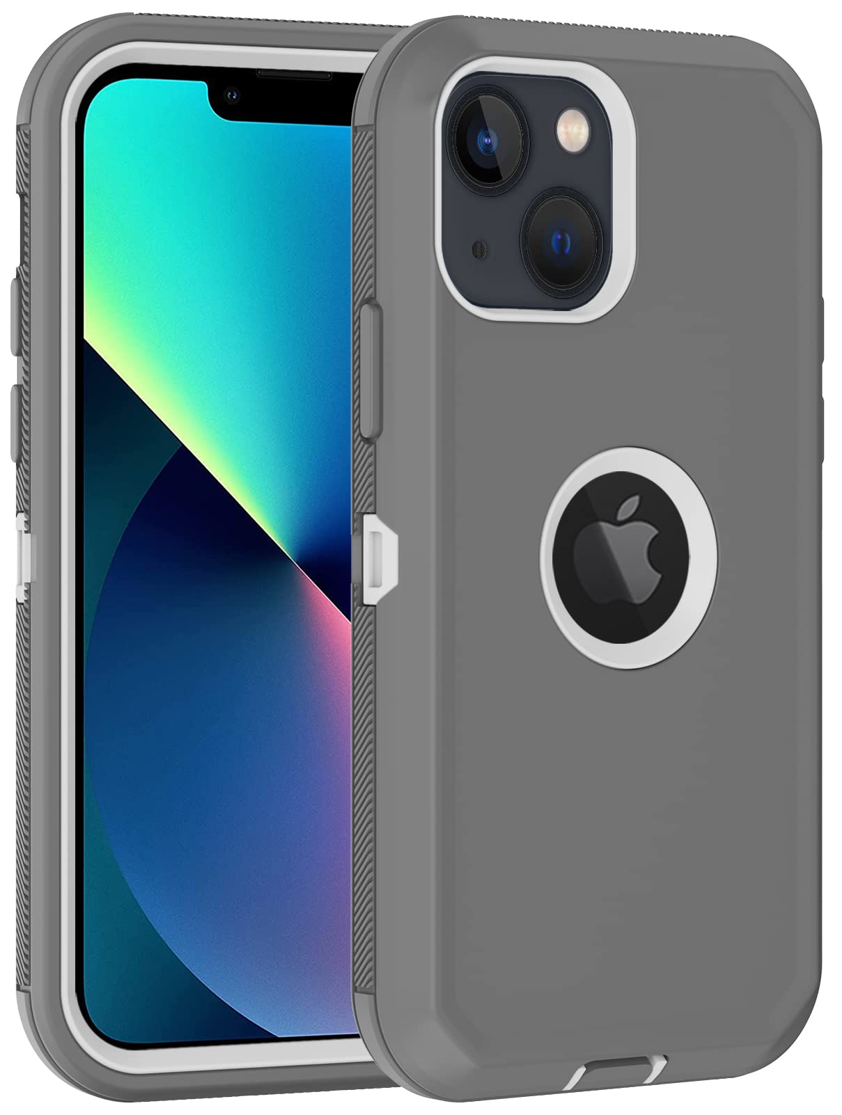 Aimoll 88 For Iphone 14 Case, Iphone 13 Case, [With Built In Screen Protector] [Military Grade Drop Protection] Full Body Cover