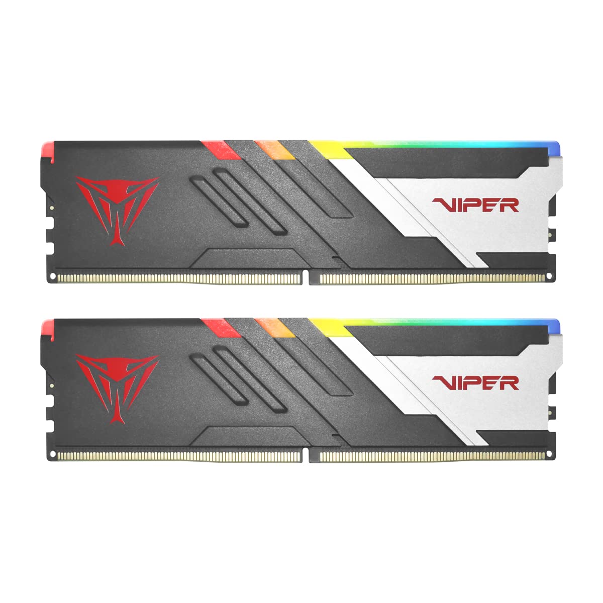 Patriot Viper Venom Rgb Ddr5 Ram 64Gb (2X32Gb) 6000Mt/S Cl30 Udimm Desktop Gaming Memory Kit   Pvvr564G600C30K
