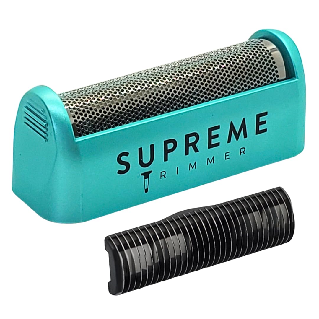 Supreme Trimmer Replacement Foil & Cutter Sb11 | Hypoallergenic Foil For Stf101 Solo | Light Blue