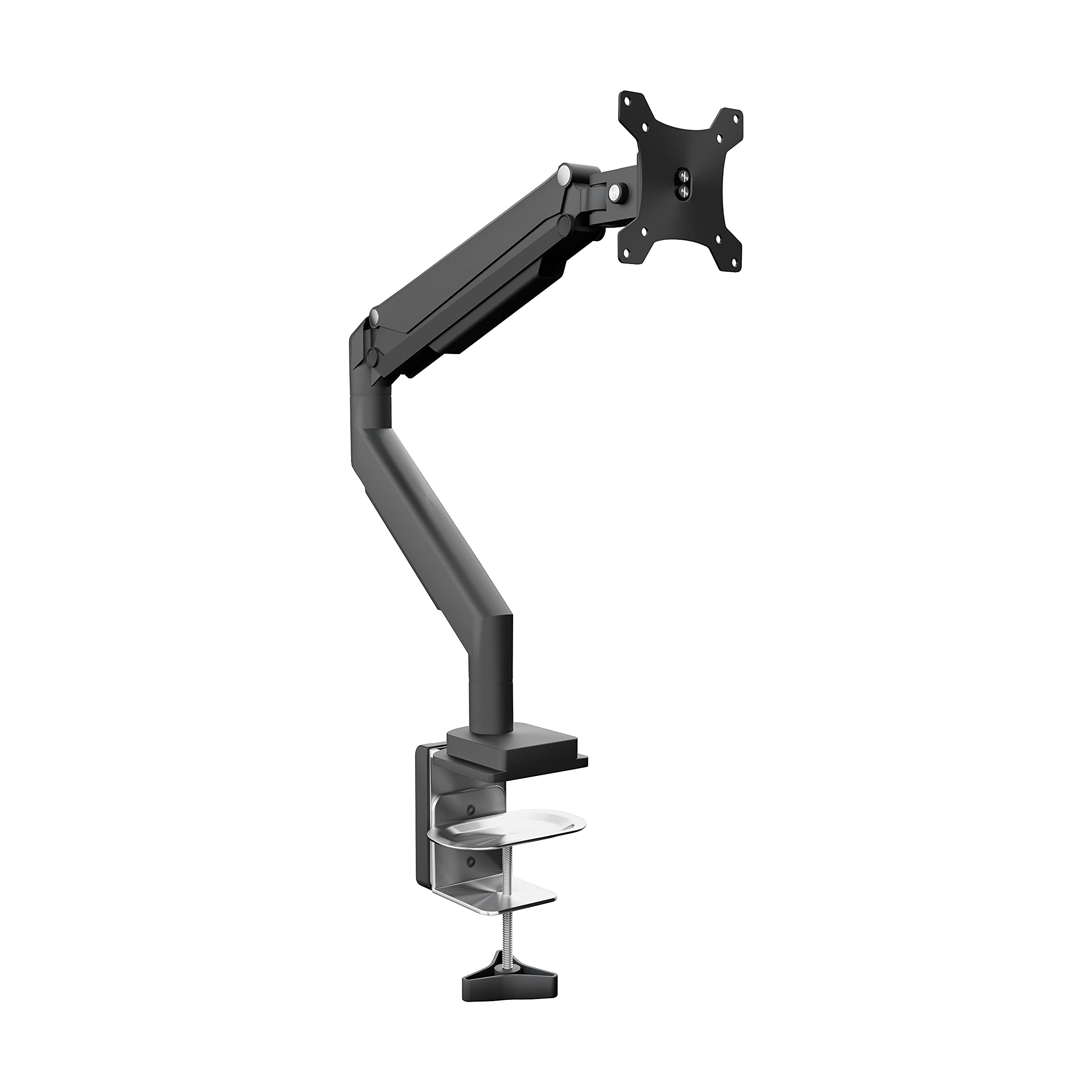 Cta Digital Clamp Tablet Mount   Cta Vesa Compatible Locking Tablet Arm Mount And Usb Hub With Full Cable Management For Most 17