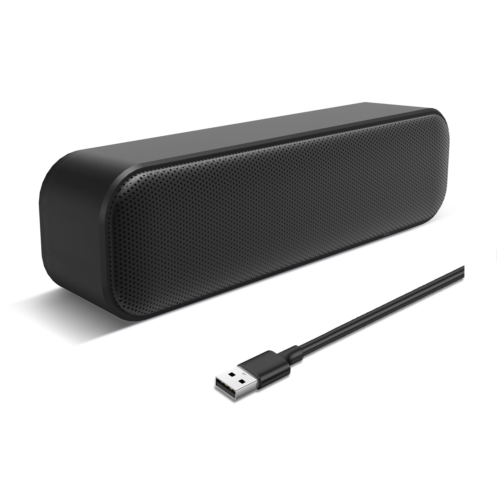 Usb Computer Speaker,Usb Powered Mini Soundbar Speaker,Laptop Stereo Speakers With Space Saving Design For Computer Laptop Deskt