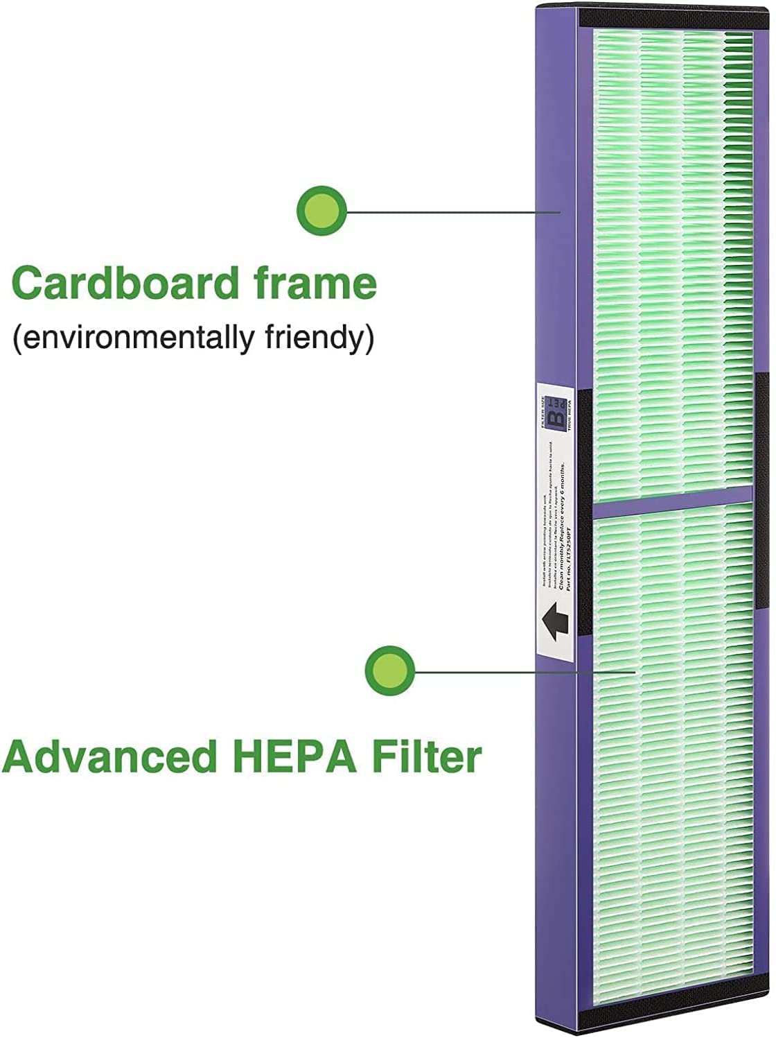 Flt4850Pt True Hepa Filter B Replacement With Pet Pure Treatment For Germ Guardian C4900 Ac4825 Ac4850Pt Cdap4500 Ac4300 And Mor