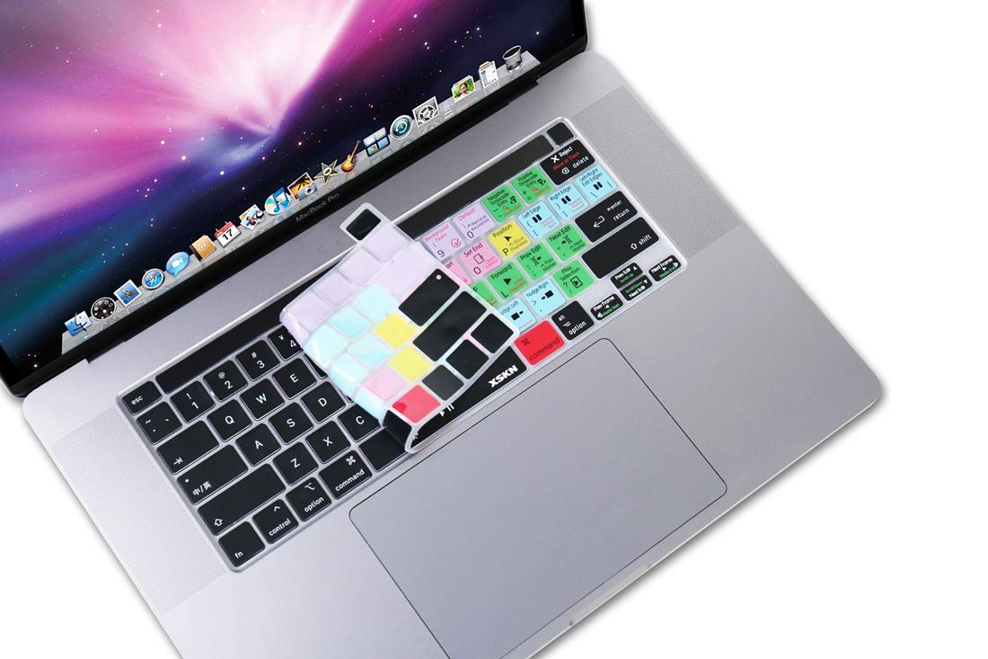 Xskn Final Cut Pro X 10 Silicone Shortcuts Keyboard Cover Skin For 2019 New Macbook Pro 16 Inch A2141 2020 New Macbook Pro 13.3