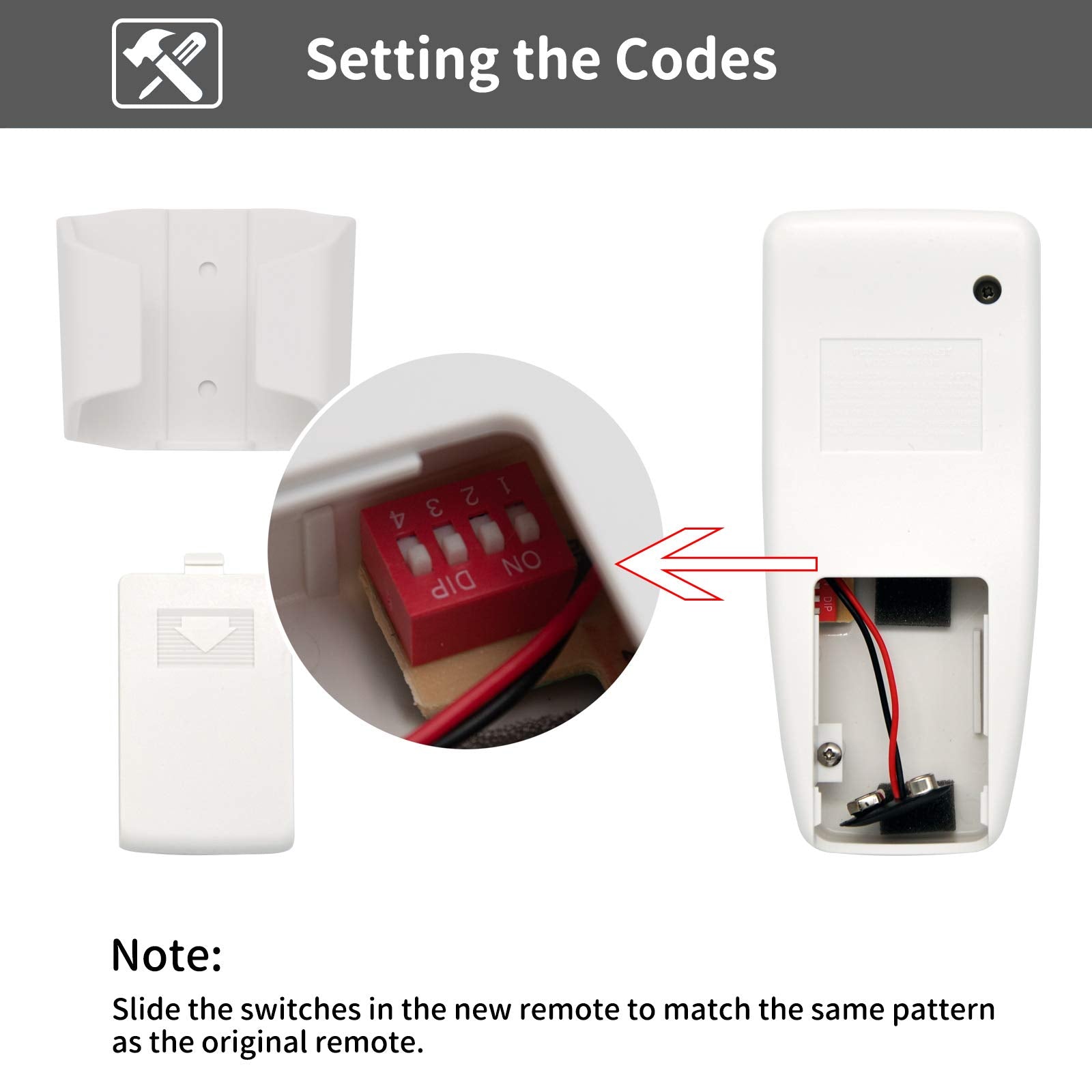 Ceiling Fan Remote Control Replacement For Harbor Breeze Hampton Bay, For L3Hfan11T Fan 11T L3Hfan35T1 Fan Hd Kujce9103 Chq8Bt70