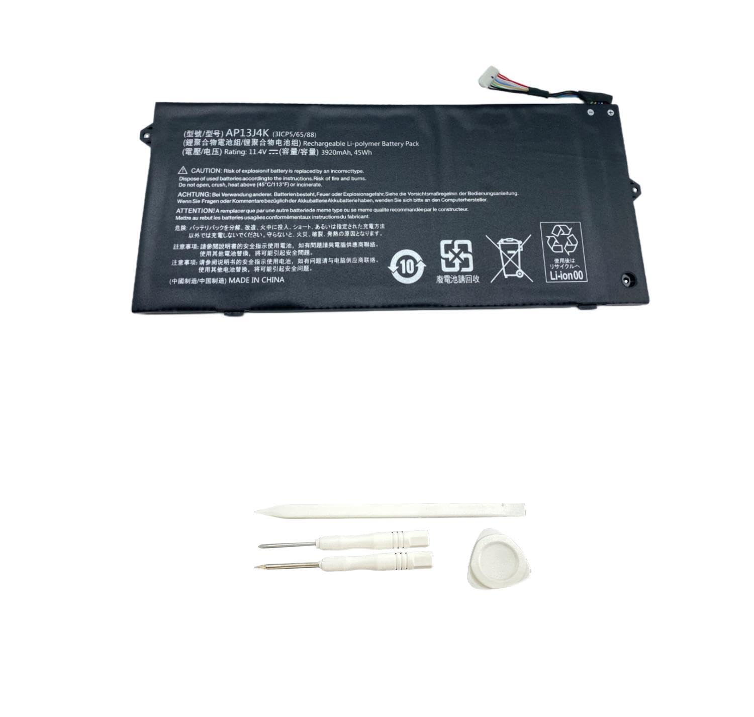 Aluo Ap13J3K Ap13J4K Laptop Battery Replacement For Acer Chromebook 11.6'' 11 C740 C720 C720P Series Kt.00304.001 Kt.00303.001 3