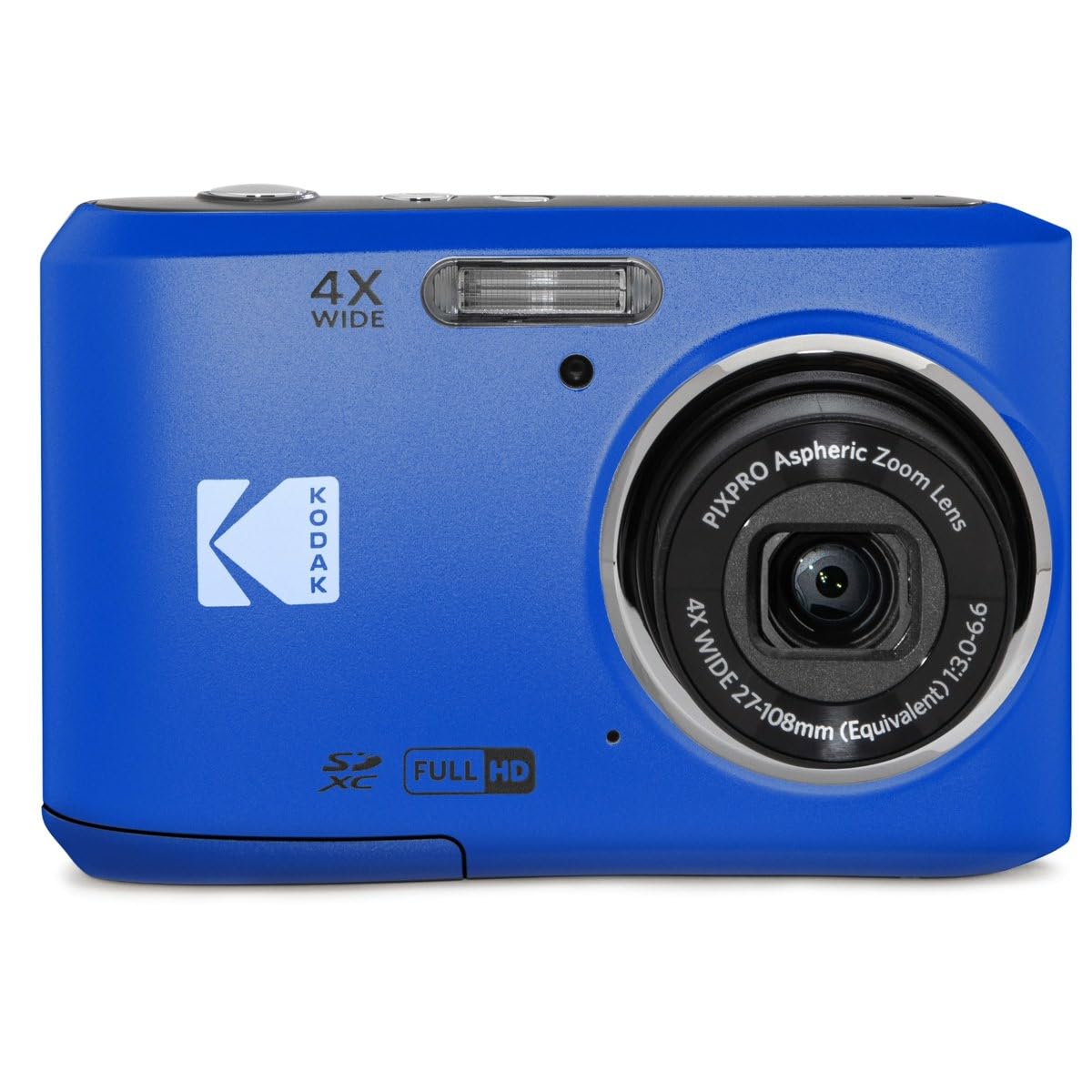 Kodak Pixpro Friendly Zoom Fz45 Bl 16Mp Digital Camera With 4X Optical Zoom 27Mm Wide Angle And 2.7'' Lcd Screen (Blue)