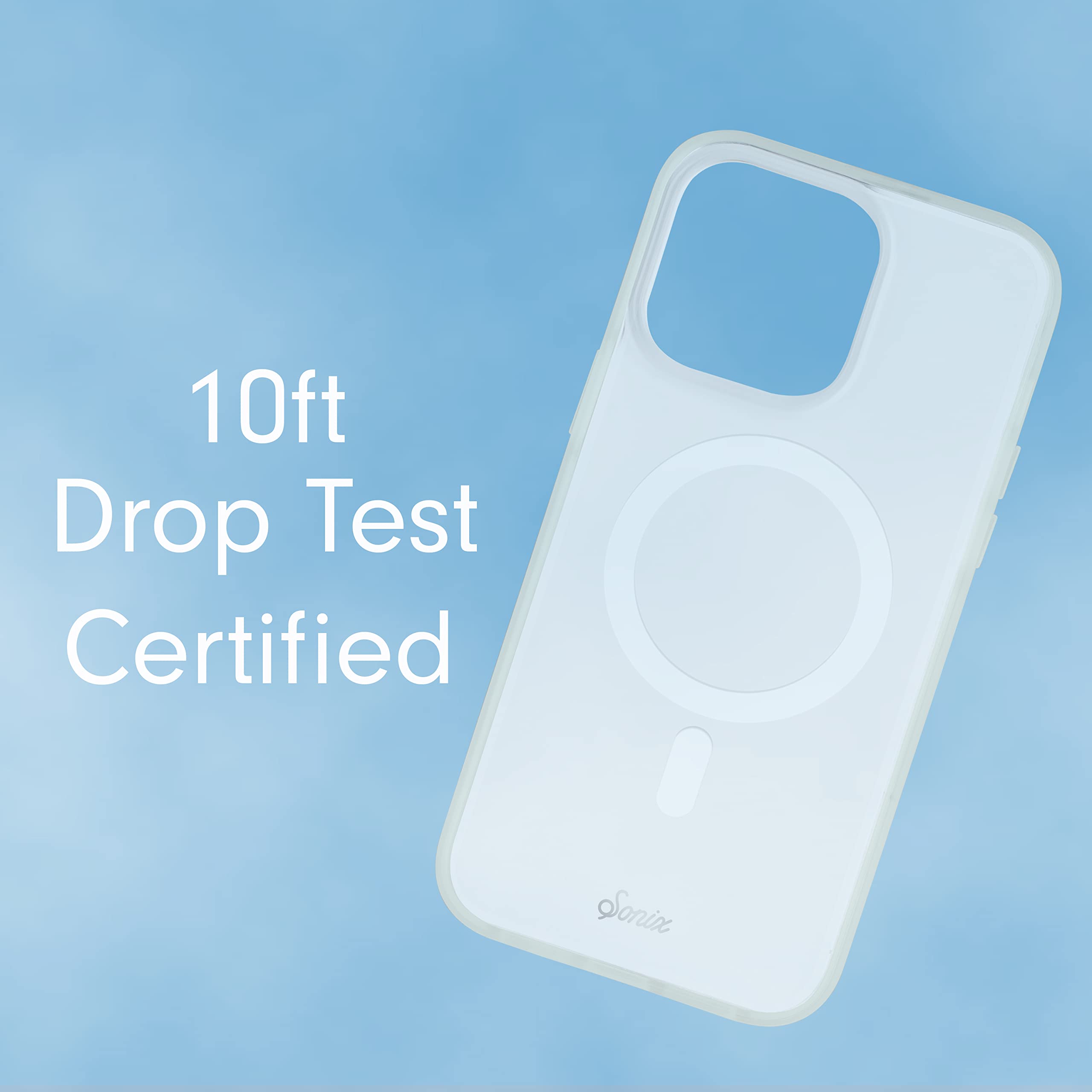 Sonix Glow In The Dark Case For Iphone 14 Pro Max | Compatible With Magsafe | 10Ft Drop Tested | Clear Glow