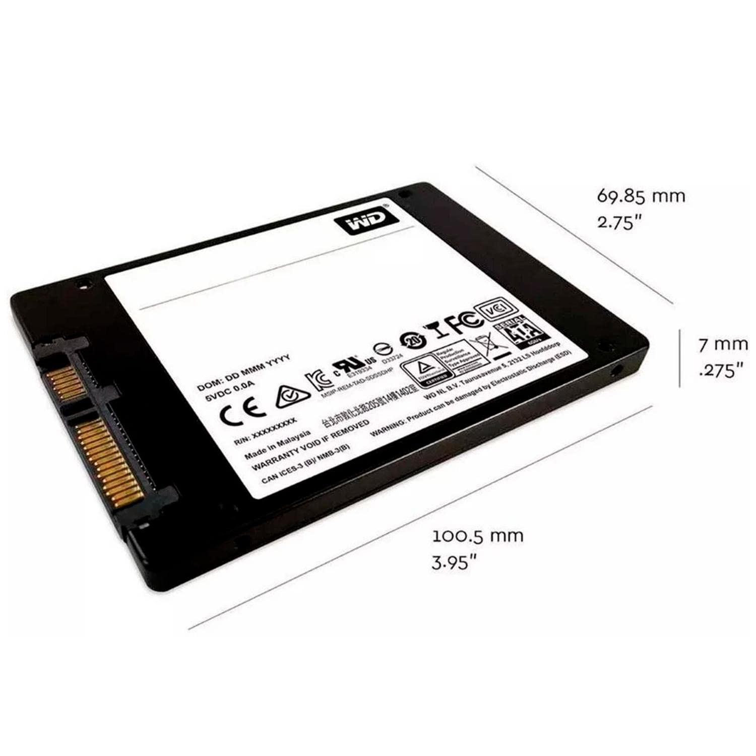 Western Digital 240Gb Wd Green Internal Pc Ssd Solid State Drive   Sata Iii 6 Gb/S, 2.5''/7Mm, Up To 550 Mb/S   Wds240G2G0A