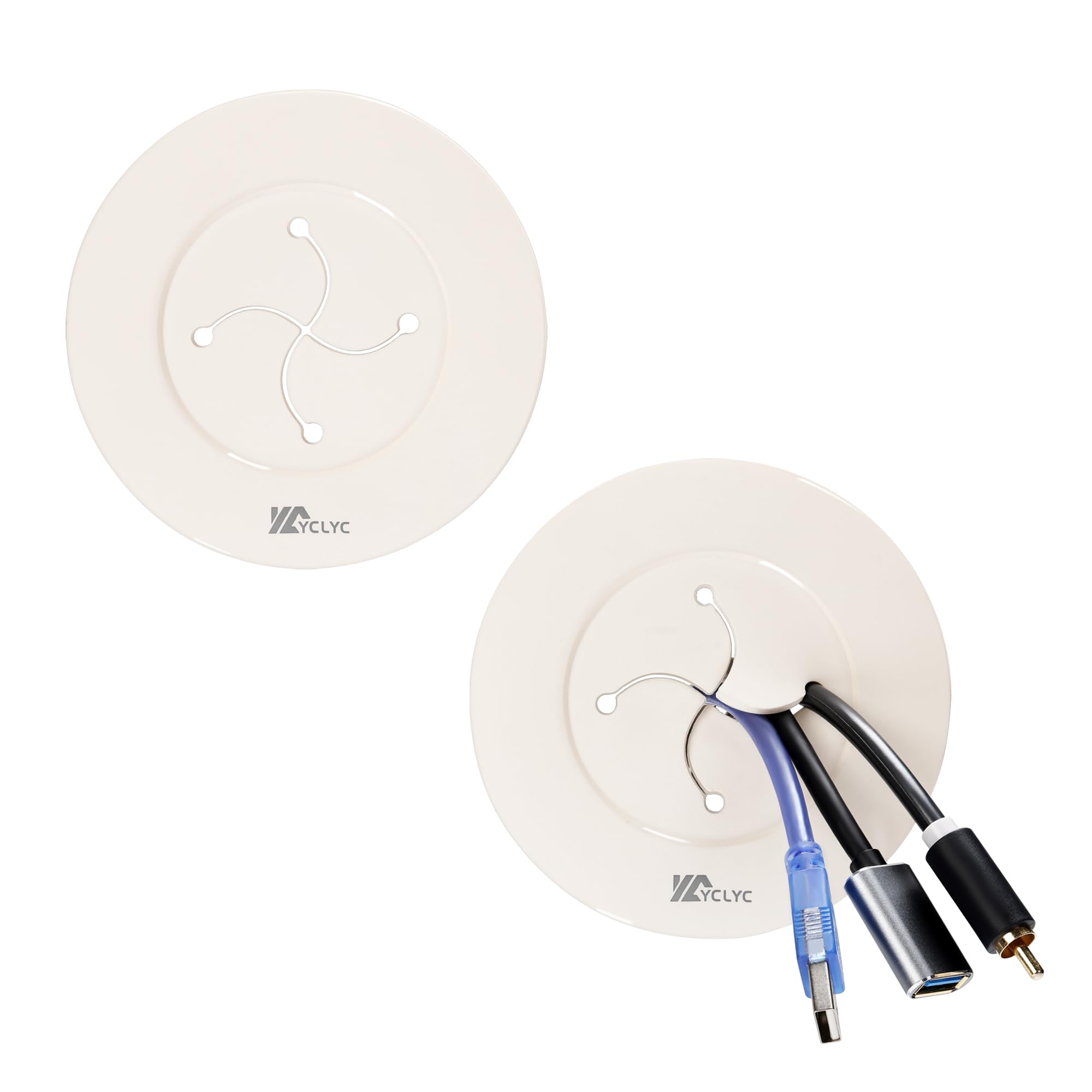 3In Tv Cable Hider Wall Kit, Yclyc Large Tv Cord Hider For Wall Mounted Tv, Tv Cord Covers For Wires On Wall Kit, Behind In Wall