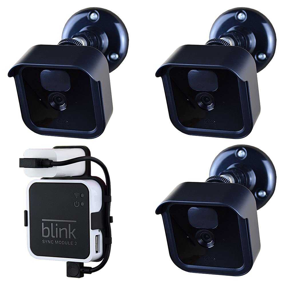 3Rd Gen Blink Outdoor Camera Mount Bracket With Outlet Wall Mount For Blink Sync Module 2 For Blink Outdoor Camera System (Blink