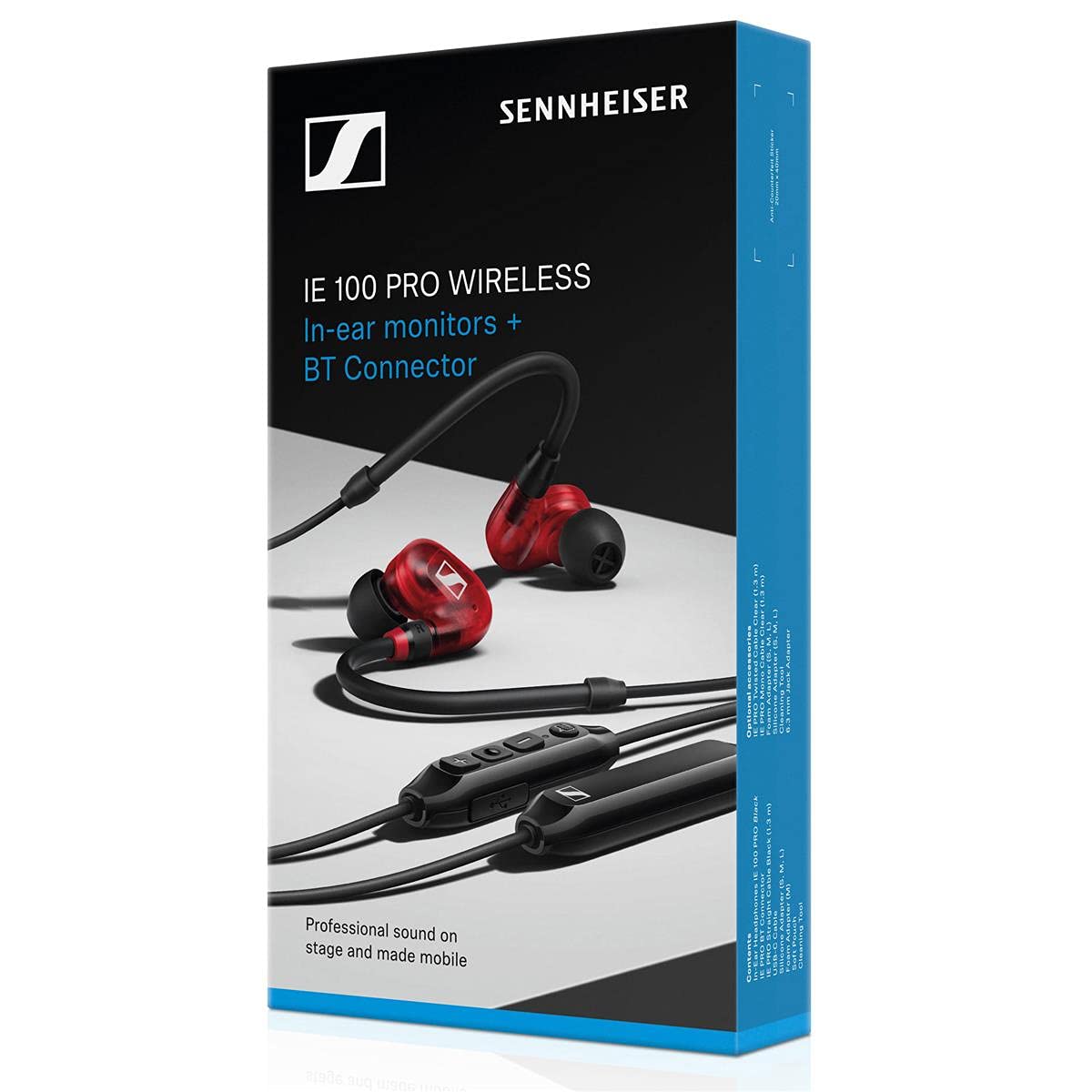 Sennheiser In- Ear Audio Monitor, Red, Wireless (509173)