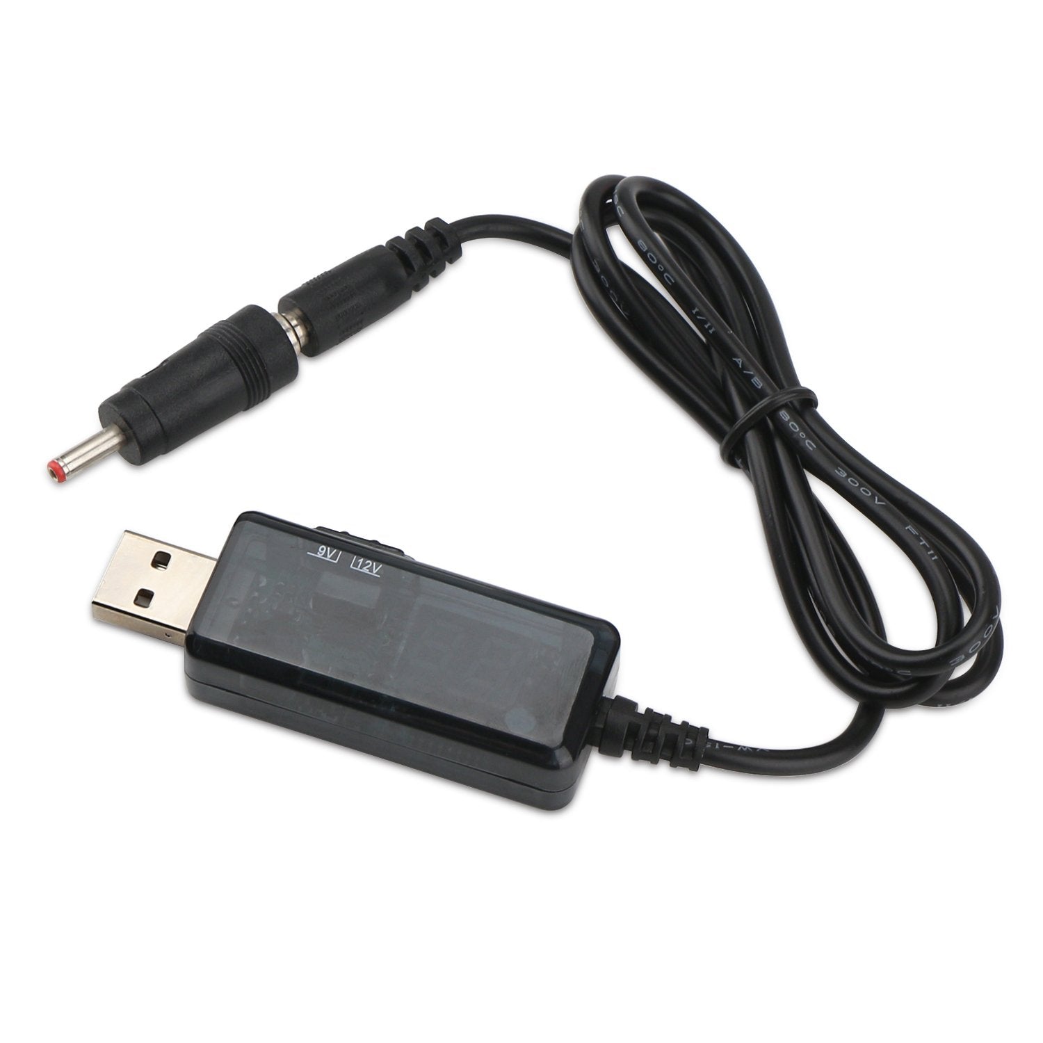 Drok Usb To 9V, 5V To 12V Step Up, Usb Cable Dc 5V Boost To 9V 12V Voltage Converter 1A Step Up Volt Transformer Power Regulator