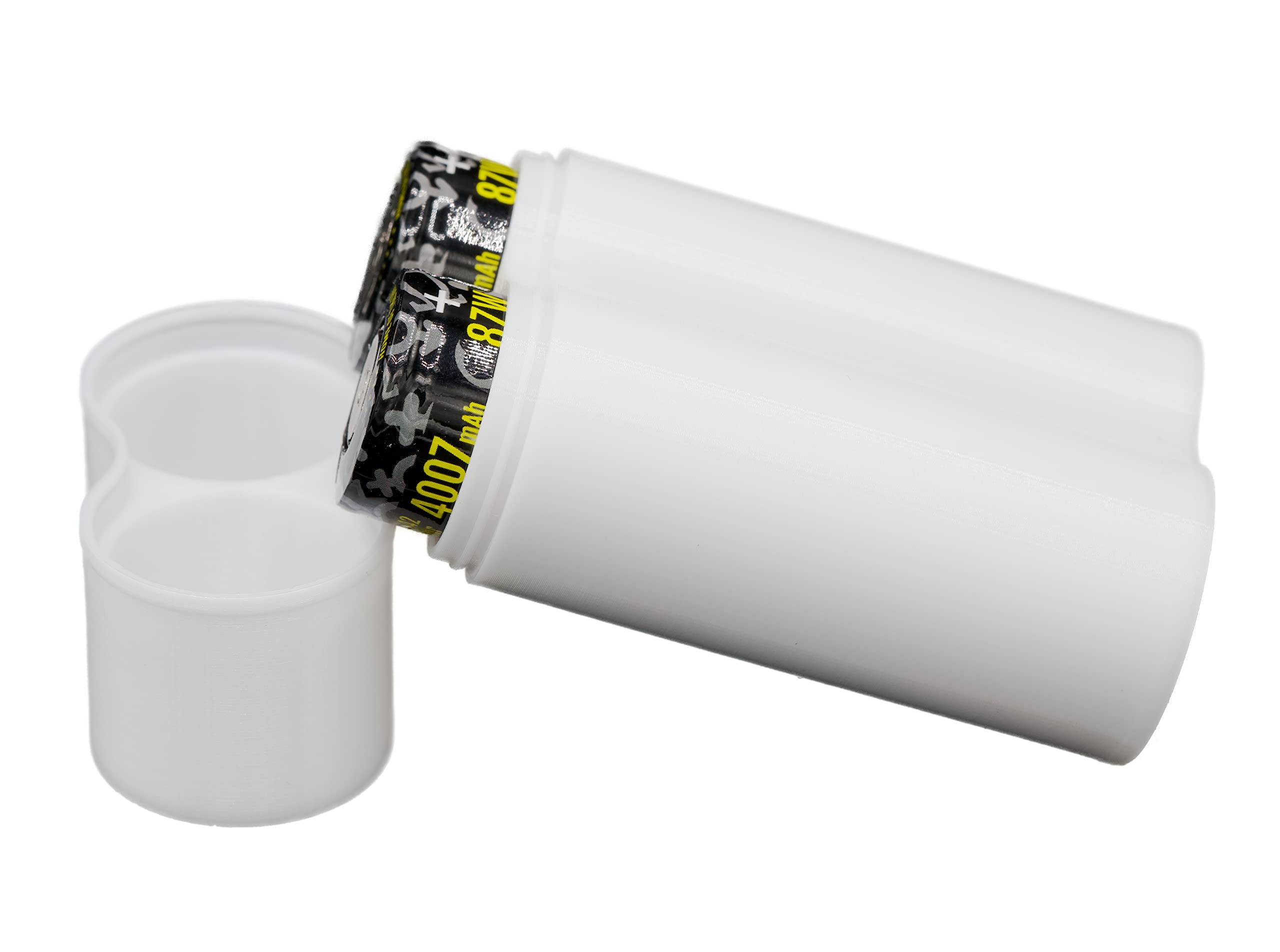 Protect Your Power   Slimline 21700 Battery Case, Soft Durable Material   Pack Of 2 (Holds 2 Batteries)