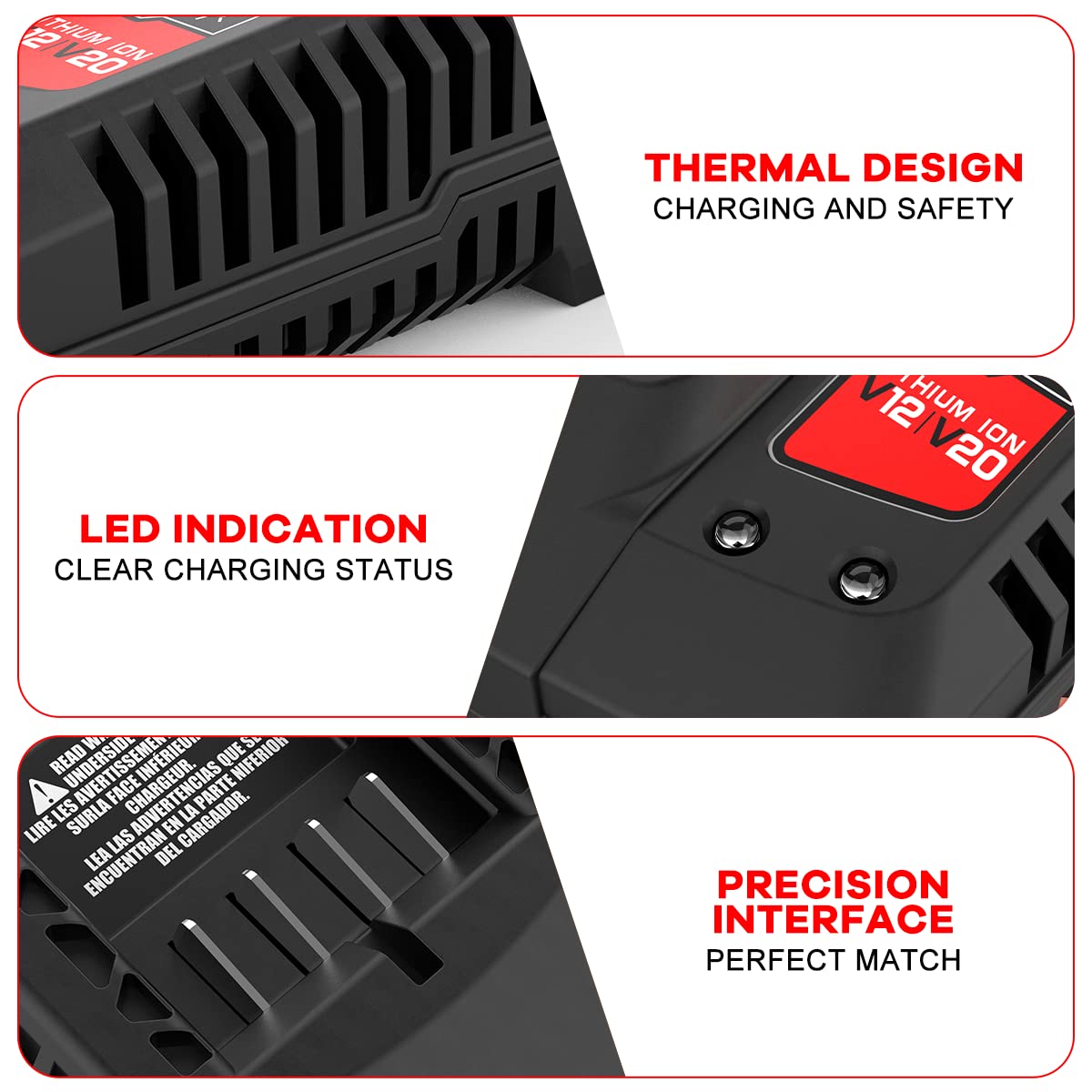 Antrobut 20V Charger Replacement For Craftsman V20 Battery Charger Cmcb104