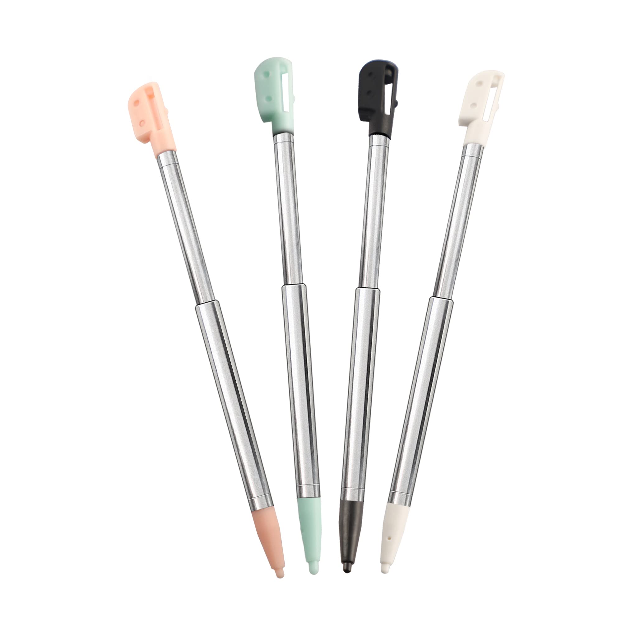 DS Lite Stylus Pen, Metal Retractable Replacement Stylus Compatible with Nintendo DS Lite, 4in1 Combo Touch Styli Pen Set Multi 