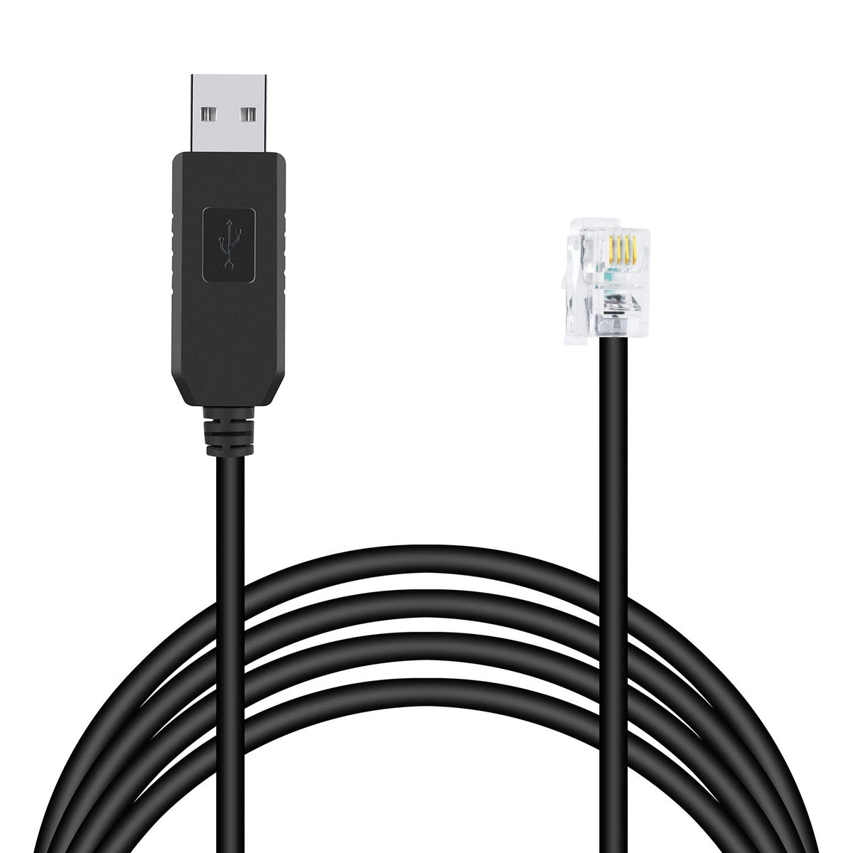 Suamdoen Ioptron Equatorial Telescope Control Cable Smart Eq Pro Ieq30Pro Usb Rs232 Adapter To 4P4C Rj9 Connector Ft231Xs Upgrade Control Console Cable Compatible Ascom Zeq25 Eqpro Mounts (6.0 Feet)