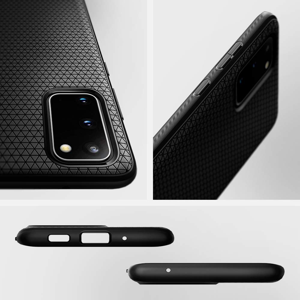 Spigen Liquid Air Designed For Samsung Galaxy S20 Plus Case (2020) - Matte Black
