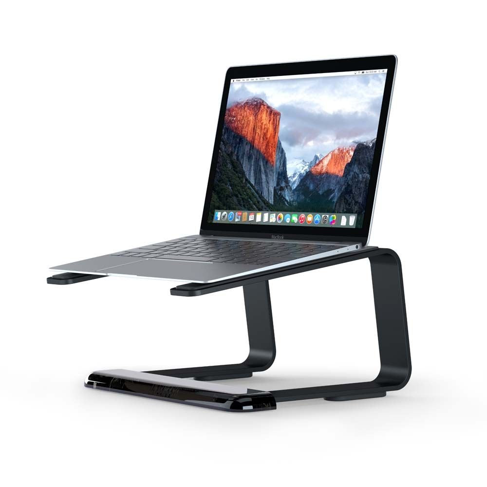 Griffin Elevator Desktop Stand For Laptops, Black   Elegant Desktop Stand For Laptops