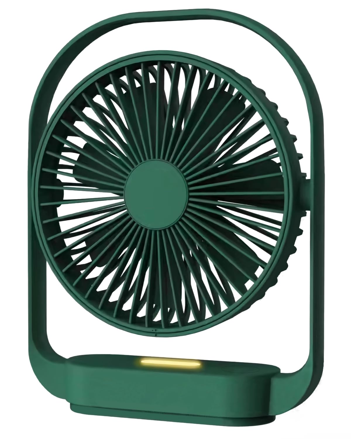 Acemining Fan, Silent Fans & Cooling, Rechargeable Fans, Desk Fan With 4 Speed, Usb Fan With Night Light, 330 Rotation Electric