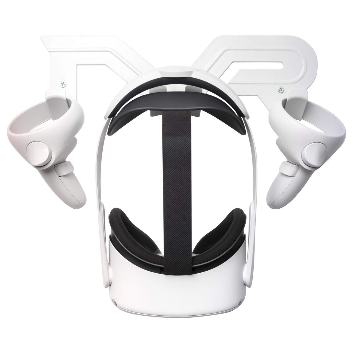 Cnbeyoung Vr Headset Wall Mount Storage Stand Hook Compatible With Quest 2 Pro Rift S, Valve Index, Psvr 2, Htc Vive, Vive Pro,