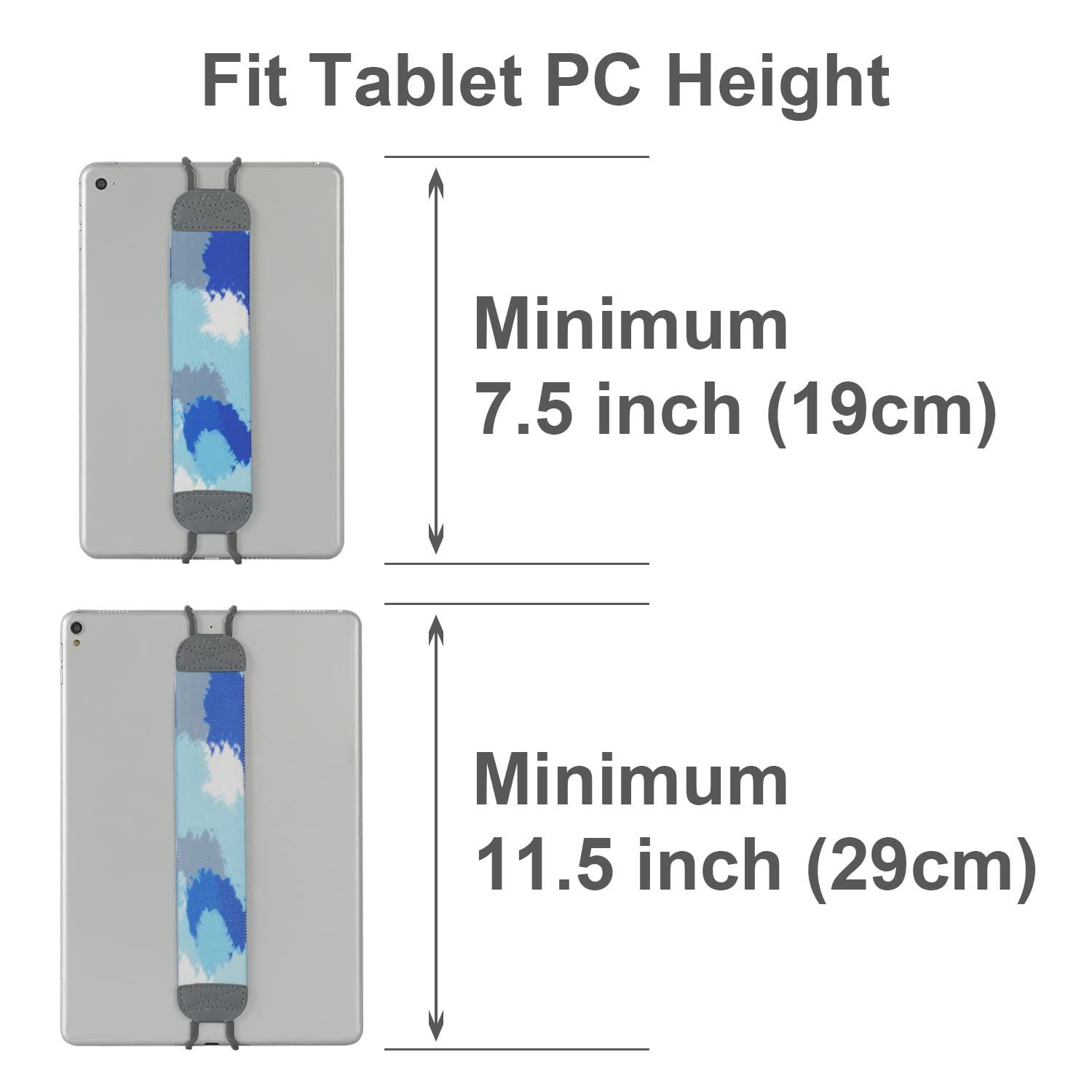 Tfy Hand Strap Holder Finger Grip With Elastic Belt For Tablets & E Readers, Secure, Portable, Compatible With Ipad Pro 11 Inch,