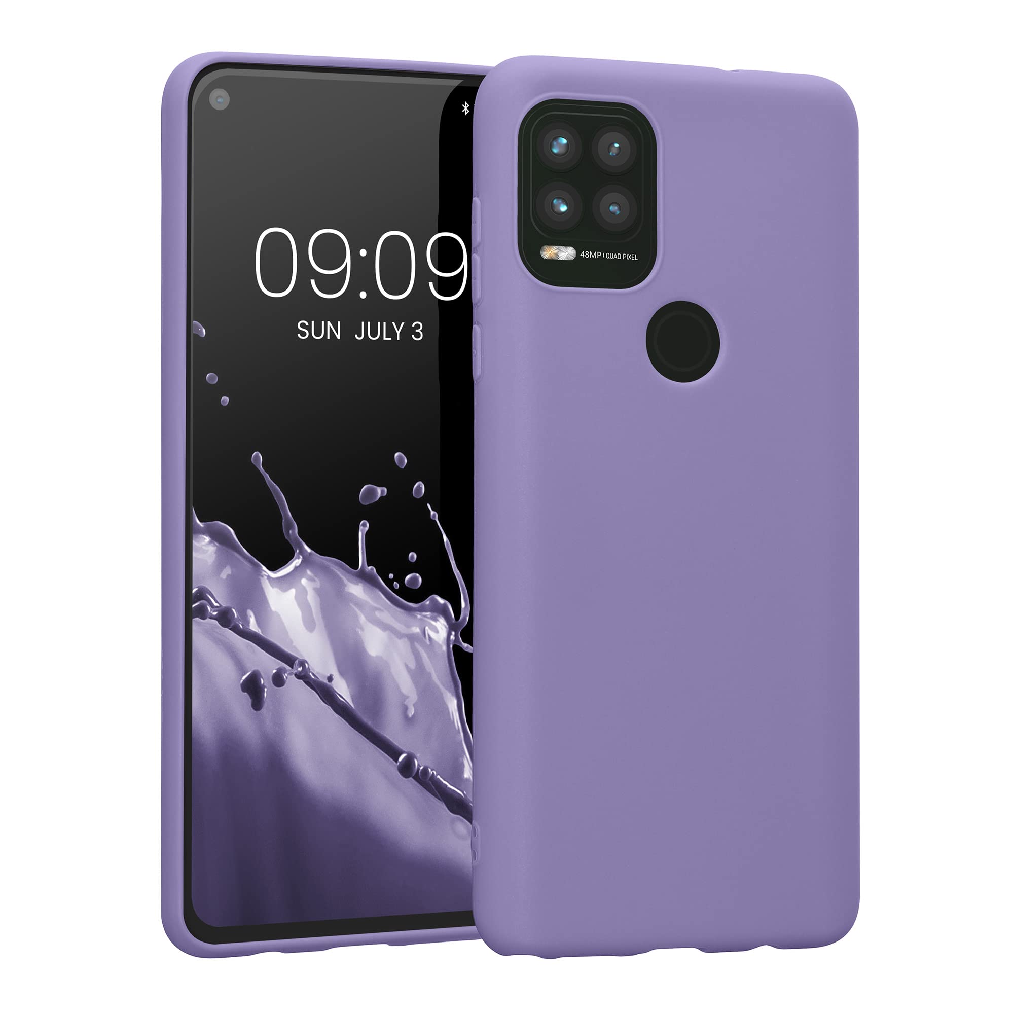 Kwmobile Case Compatible With Motorola Moto G Stylus 5G Case   Soft Slim Protective Tpu Silicone Cover   Violet Purple