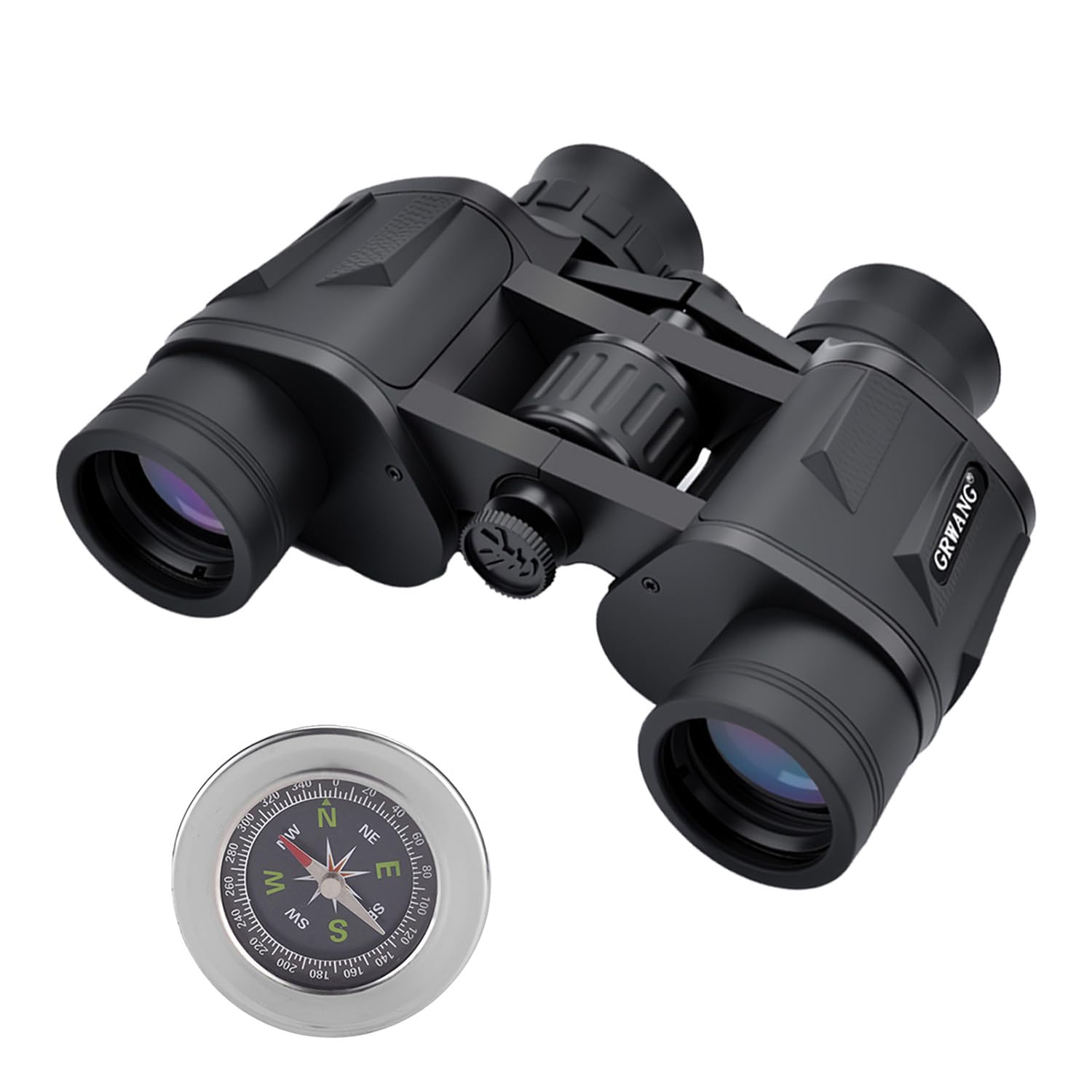 GRWANG 10x40 Professional HD Binoculars for Adults &Kids 8-12,Shock Proof Binocular with BAK4 FMC Lens, Large View & Waterproof 