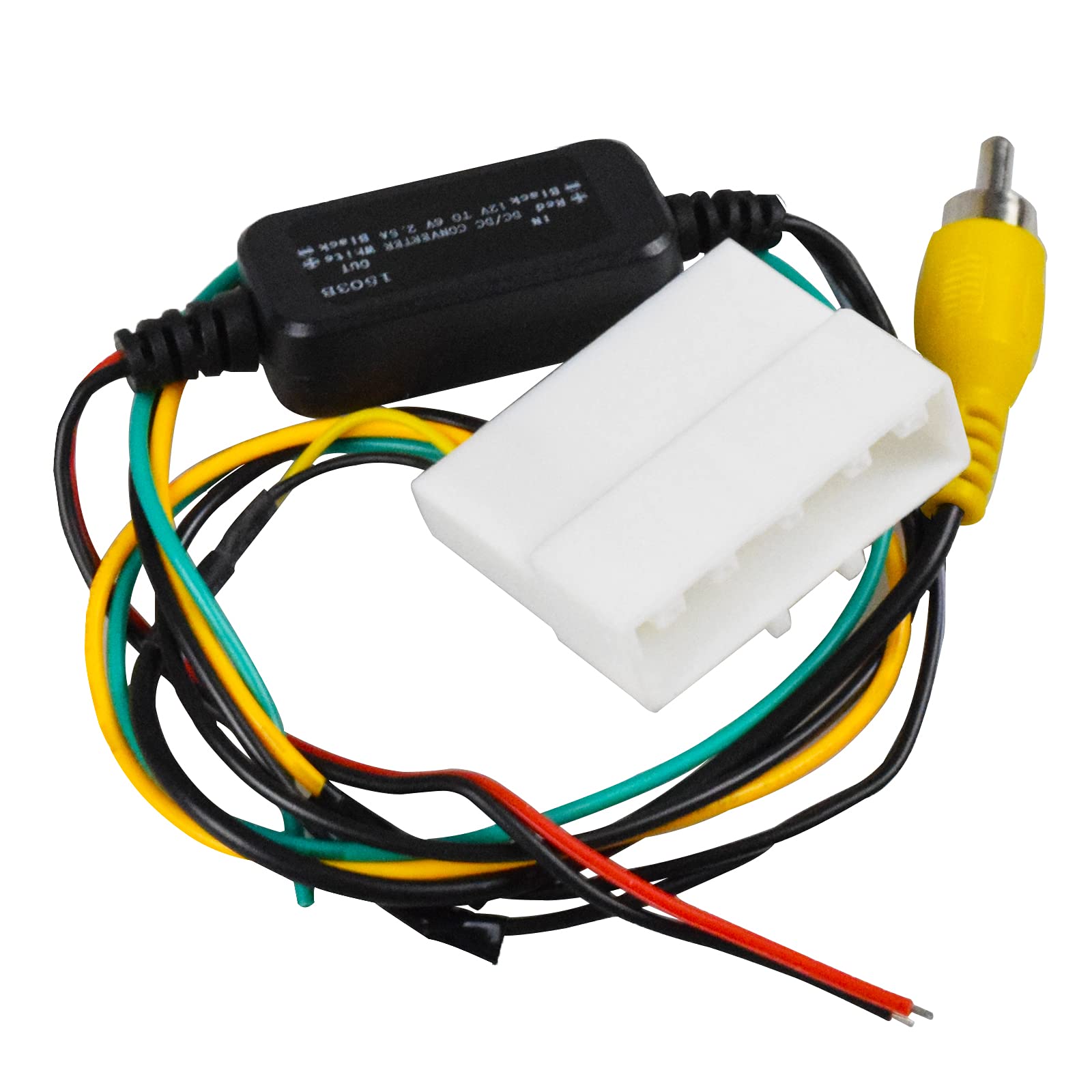 Backup Camera Retention Wire Harness Ux Ni006 For Nissan Frontier Juke Rogue Sentra Cube Murano Quest Leaf,Includes 12V To 6V Co