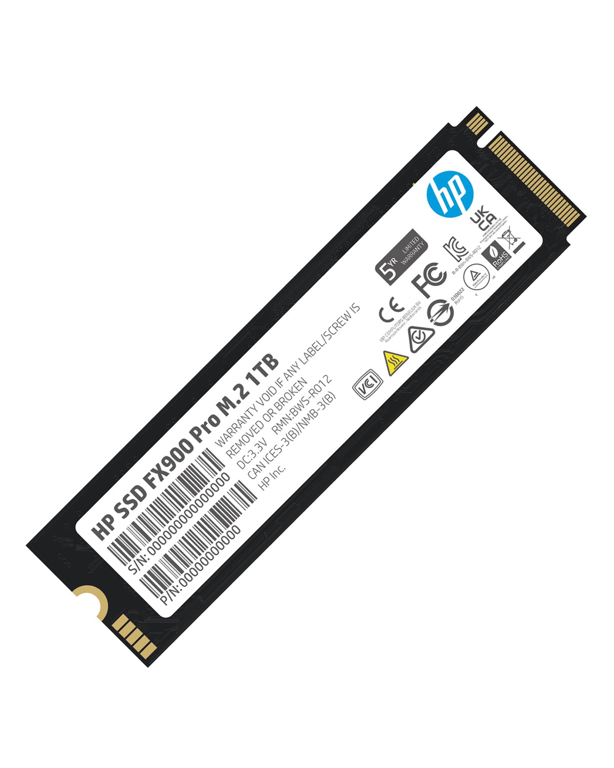 Hp Fx900 Pro 1Tb Nvme Ssd 2280 M.2 Gen4 X4, 8 Gb/S Internal Solid State Drive Up To 7400 Mb/S Compatible With Laptop & Desktop P