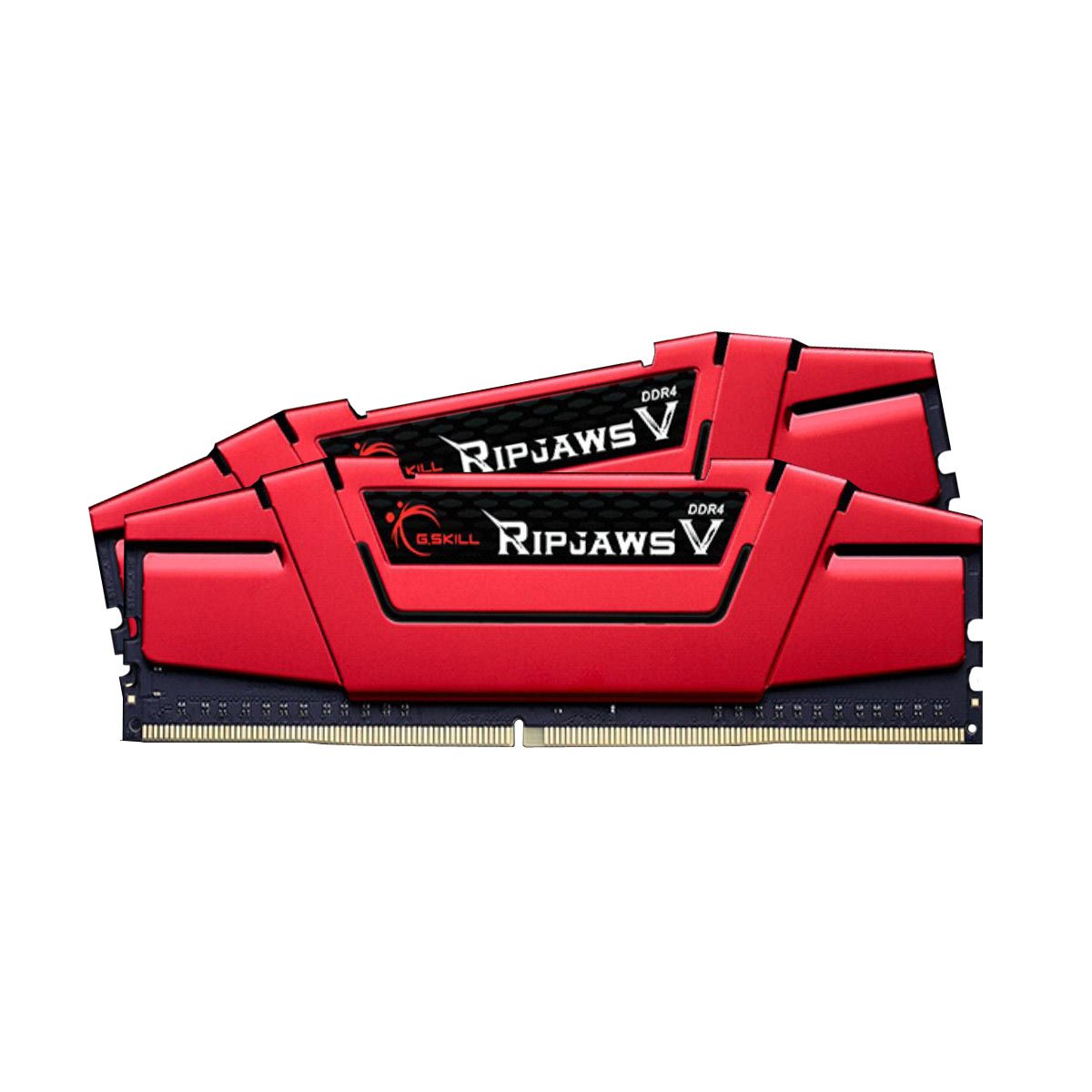 G.Skill Ripjaws V Series (Intel Xmp) Ddr4 Ram 32Gb (2X16Gb) 2666Mt/S Cl15 15 15 35 1.20V Desktop Computer Memory Udimm   Red (F4